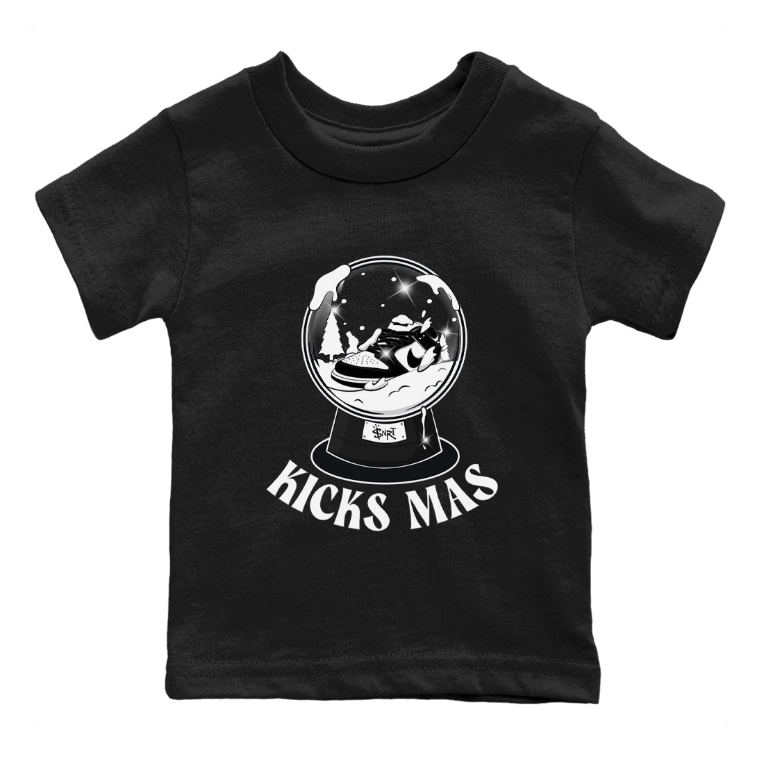 Dunk Panda shirt to match jordans Snow Ball sneaker tees Black and White Dunk Panda SNRT Sneaker Release Tees Baby Toddler Black 2 T-Shirt