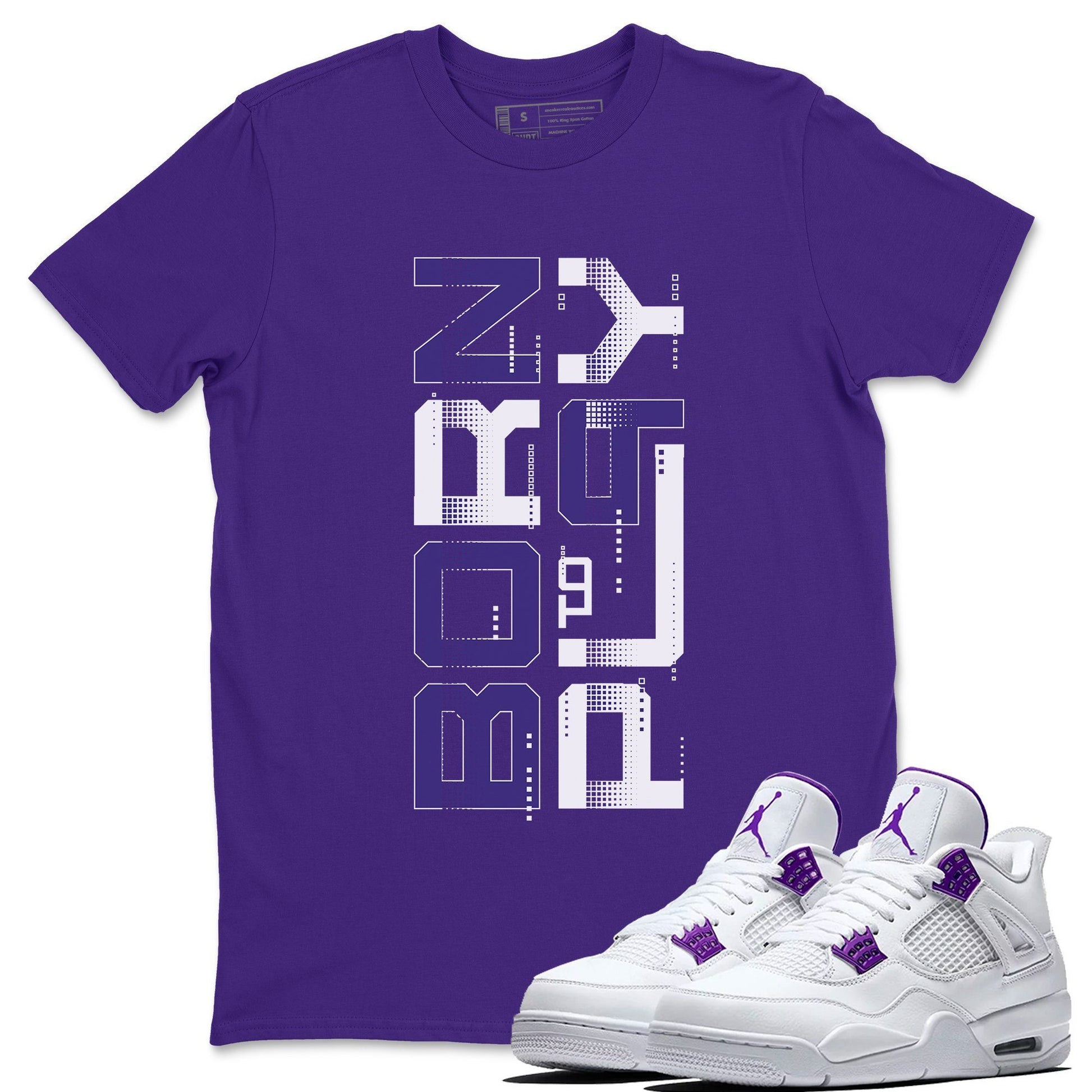 Jordan 4 Court Purple Sneaker Match Tees Born To Play Sneaker Tees Jordan 4 Court Purple Sneaker Release Tees Unisex Shirts