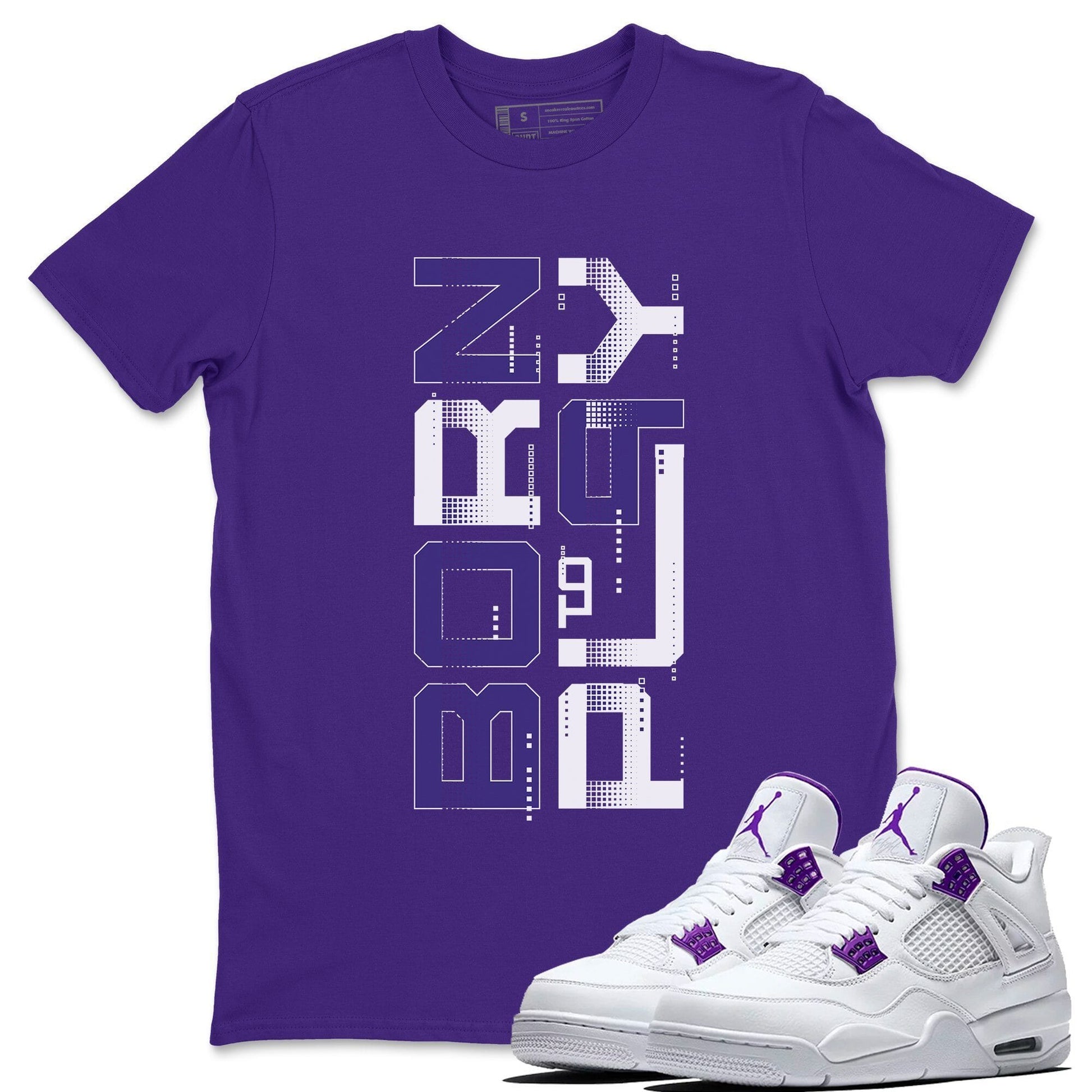 Jordan 4 Court Purple Sneaker Match Tees Born To Play Sneaker Tees Jordan 4 Court Purple Sneaker Release Tees Unisex Shirts