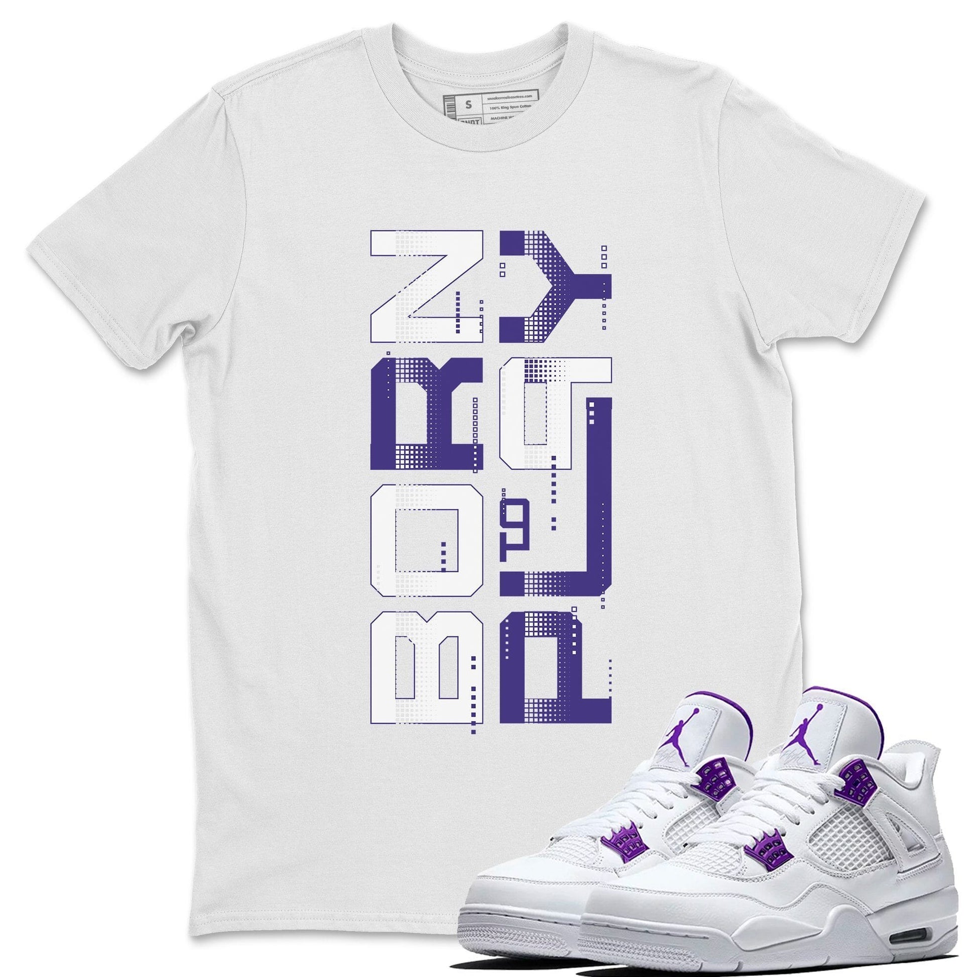 Jordan 4 Court Purple Sneaker Match Tees Born To Play Sneaker Tees Jordan 4 Court Purple Sneaker Release Tees Unisex Shirts
