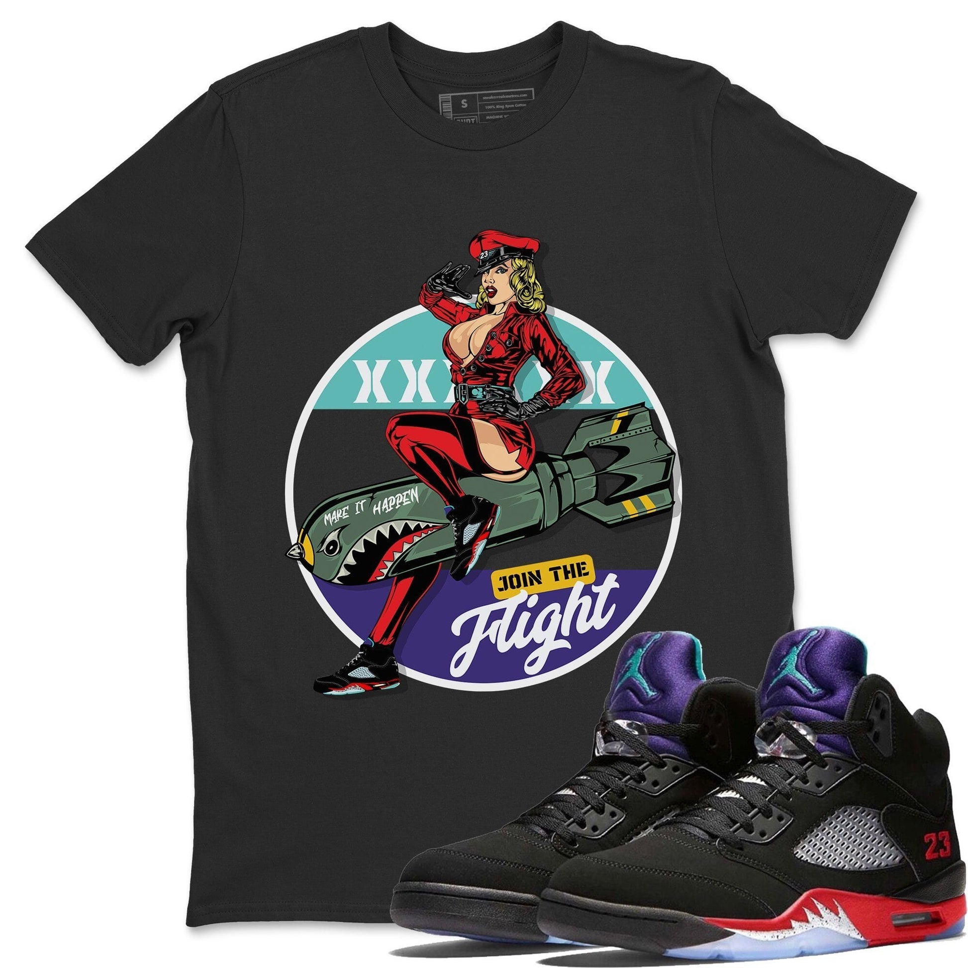 Jordan 5 Top 3 Sneaker Match Tees Pin Up Girl Sneaker Tees Jordan 5 Top 3 Sneaker Release Tees Unisex Shirts