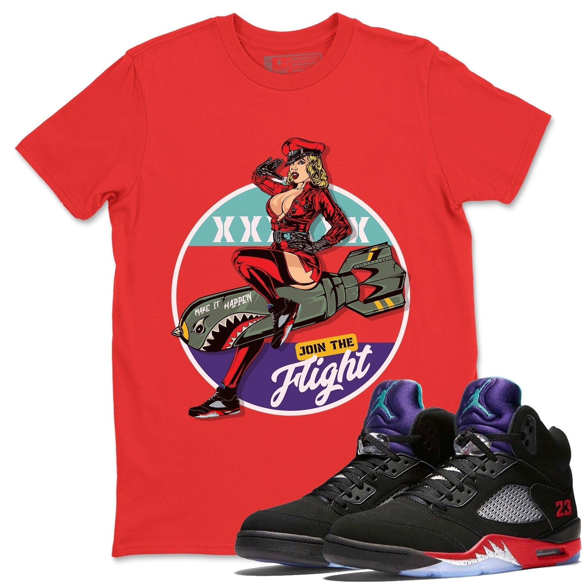 Jordan 5 Top 3 Sneaker Match Tees Pin Up Girl Sneaker Tees Jordan 5 Top 3 Sneaker Release Tees Unisex Shirts