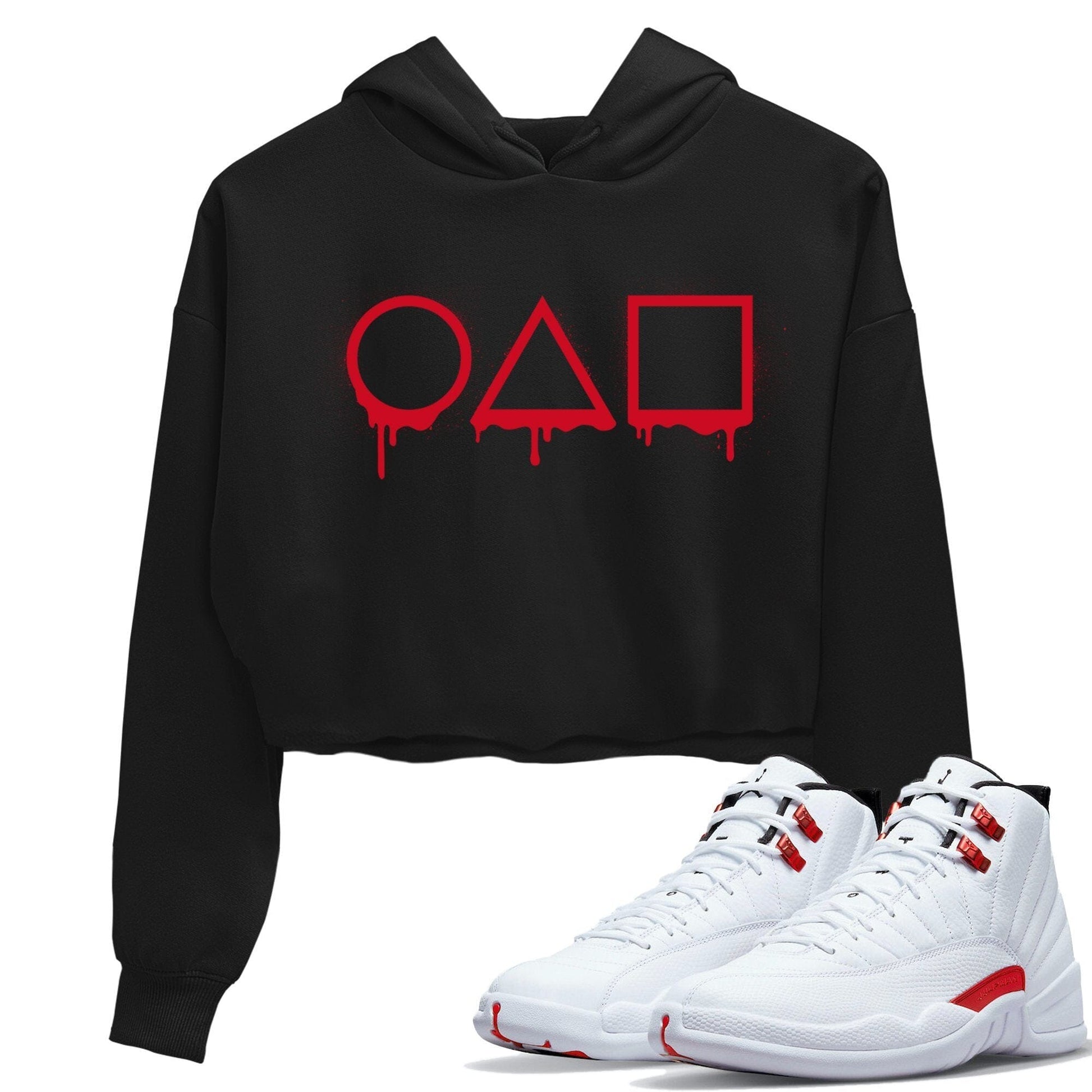 Jordan 12 Twist unique Halloween sneaker tee Squid game Sneaker Tees Jordan 12 Twist Sneaker Release Tees Women's Shirts