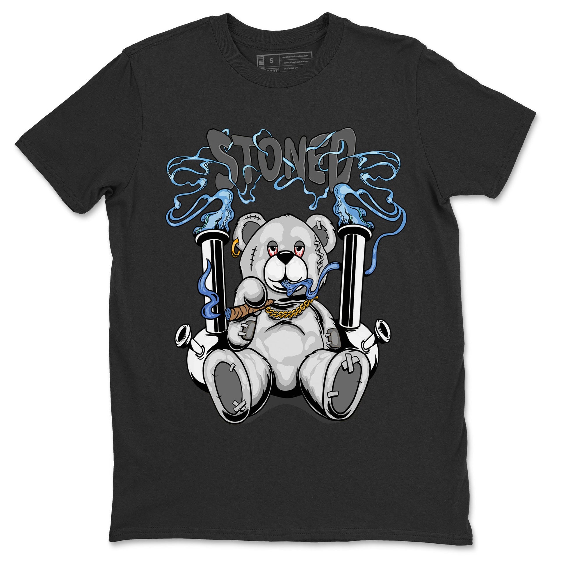 Air Jordan 11 White Cement Sneaker Match Tees Stoned Bear Sneaker Tees Air Jordan 11 Cement Grey Sneaker Release Tees Unisex Shirts Black 2