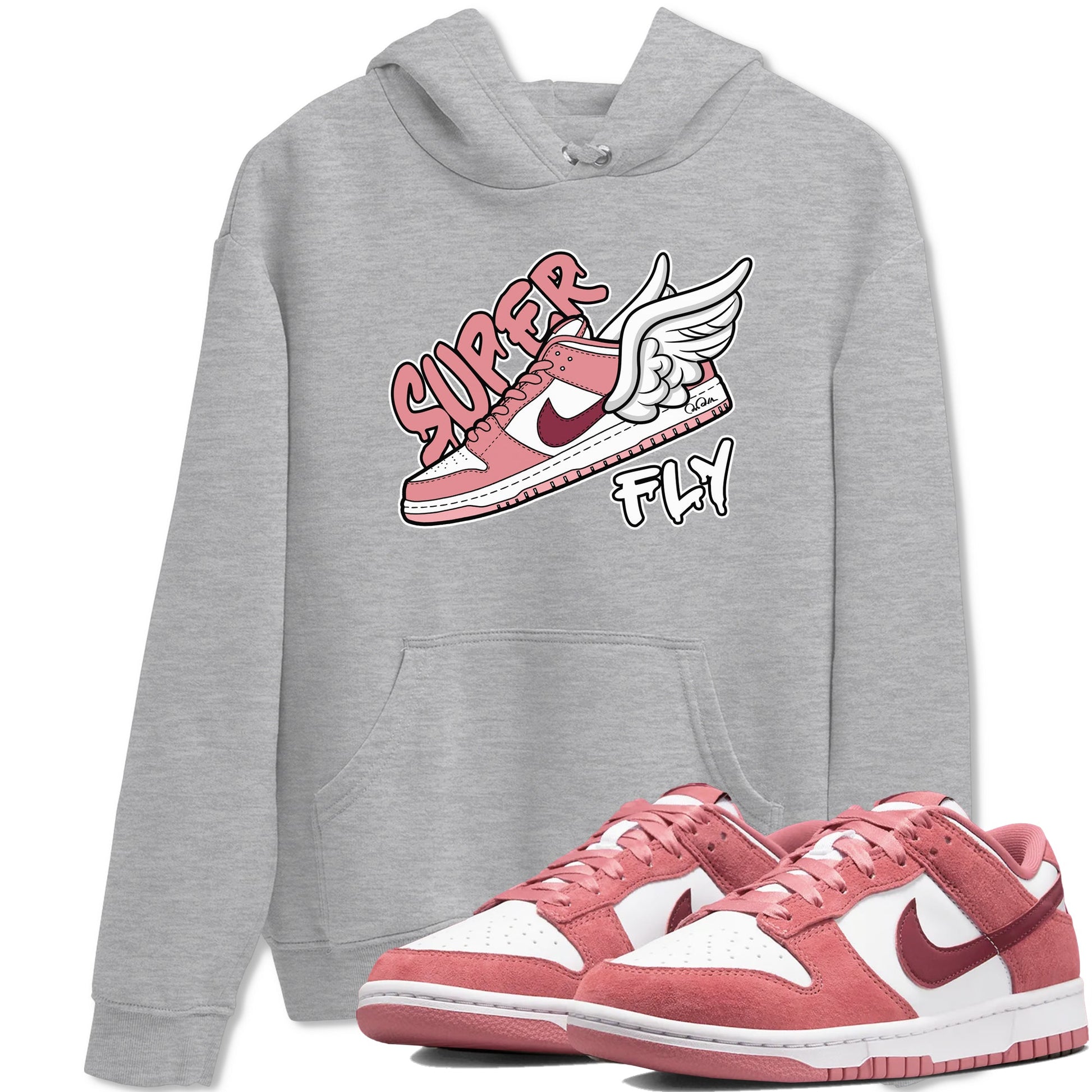 Dunk Valentines Day 2024 shirt to match jordans Super Fly sneaker tees Dunk Happy Valentines Day 2024 SNRT Sneaker Release Tees Unisex Heather Grey 1 T-Shirt