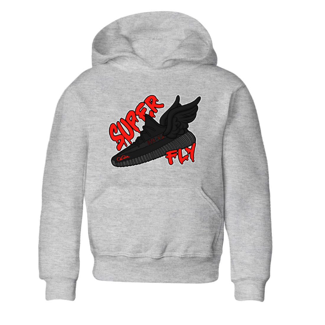 Yeezy 350 Bred shirt to match jordans Super Fly sneaker tees Adidas Yeezy Boost V2 350 Bred SNRT Sneaker Release Tees Baby Toddler Heather Grey 2 T-Shirt