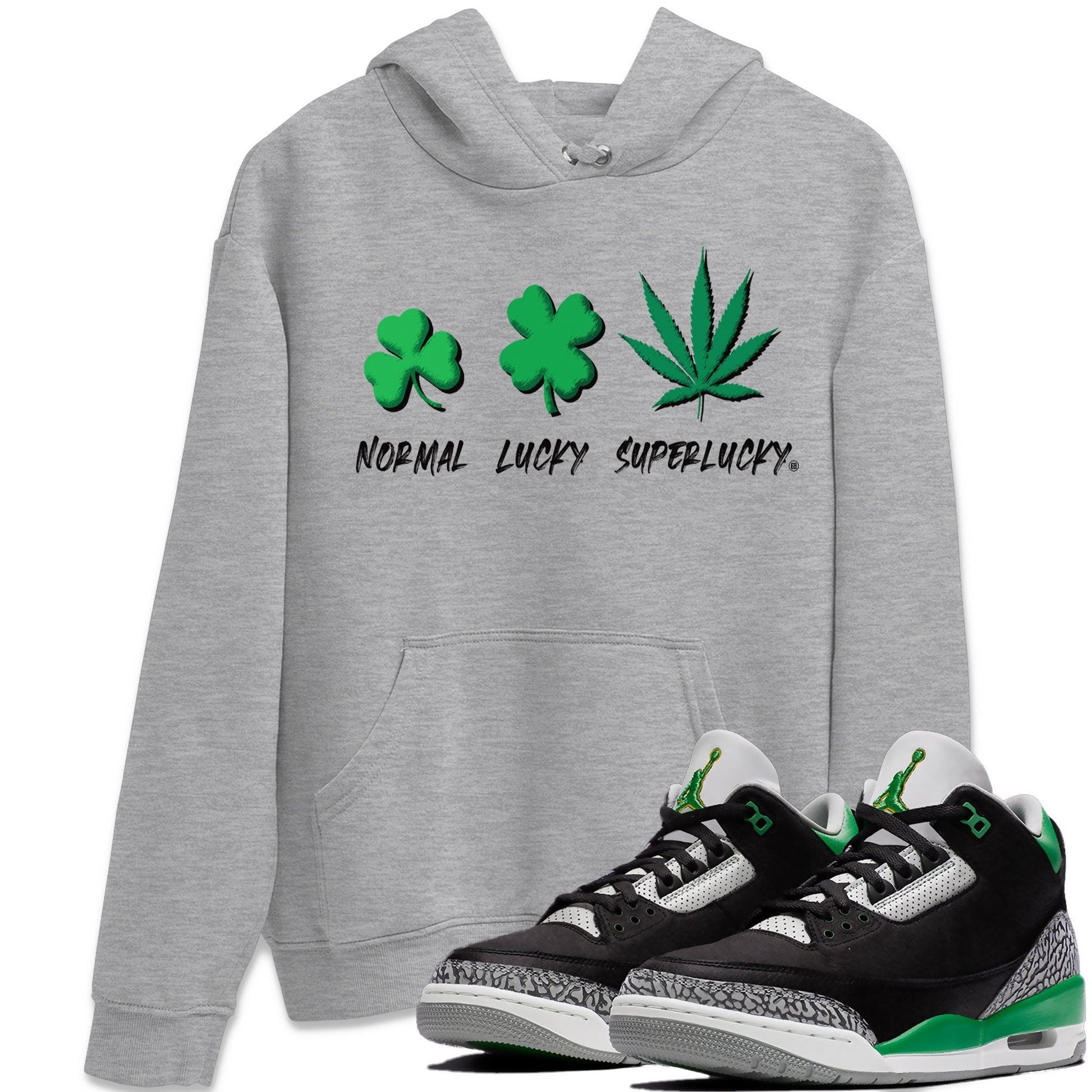 Jordan 3 Pine Green Sneaker Match Tees Super Lucky Sneaker Tees Jordan 3 Pine Green Sneaker Release Tees Unisex Shirts