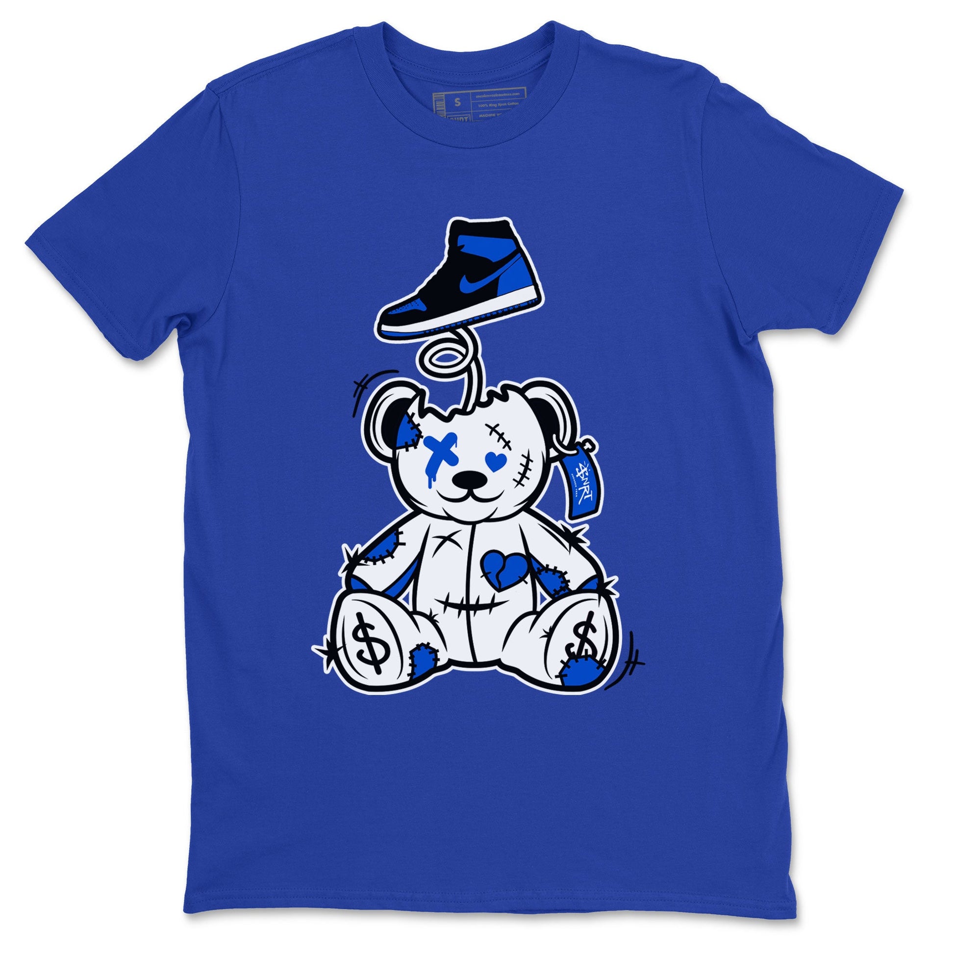 Jordan 1 High OG Royal Reimagined shirt to match jordans Surprise Teddy Bear sneaker tees Air Jordan 1 Royal Reimagined SNRT Sneaker Tees Unisex Royal Blue 2 T-Shirt