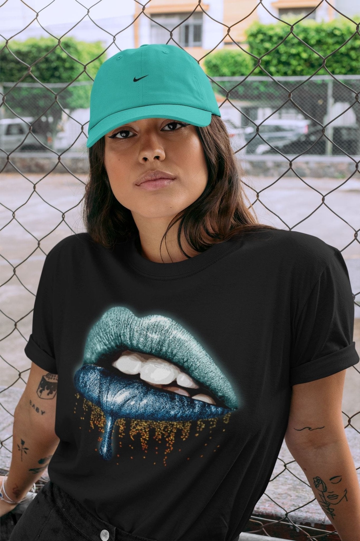 Yeezy 700 Faded Azure Sneaker Match Tees Dripping Lips Sneaker Tees Yeezy 700 Faded Azure Sneaker Release Tees Unisex Shirts