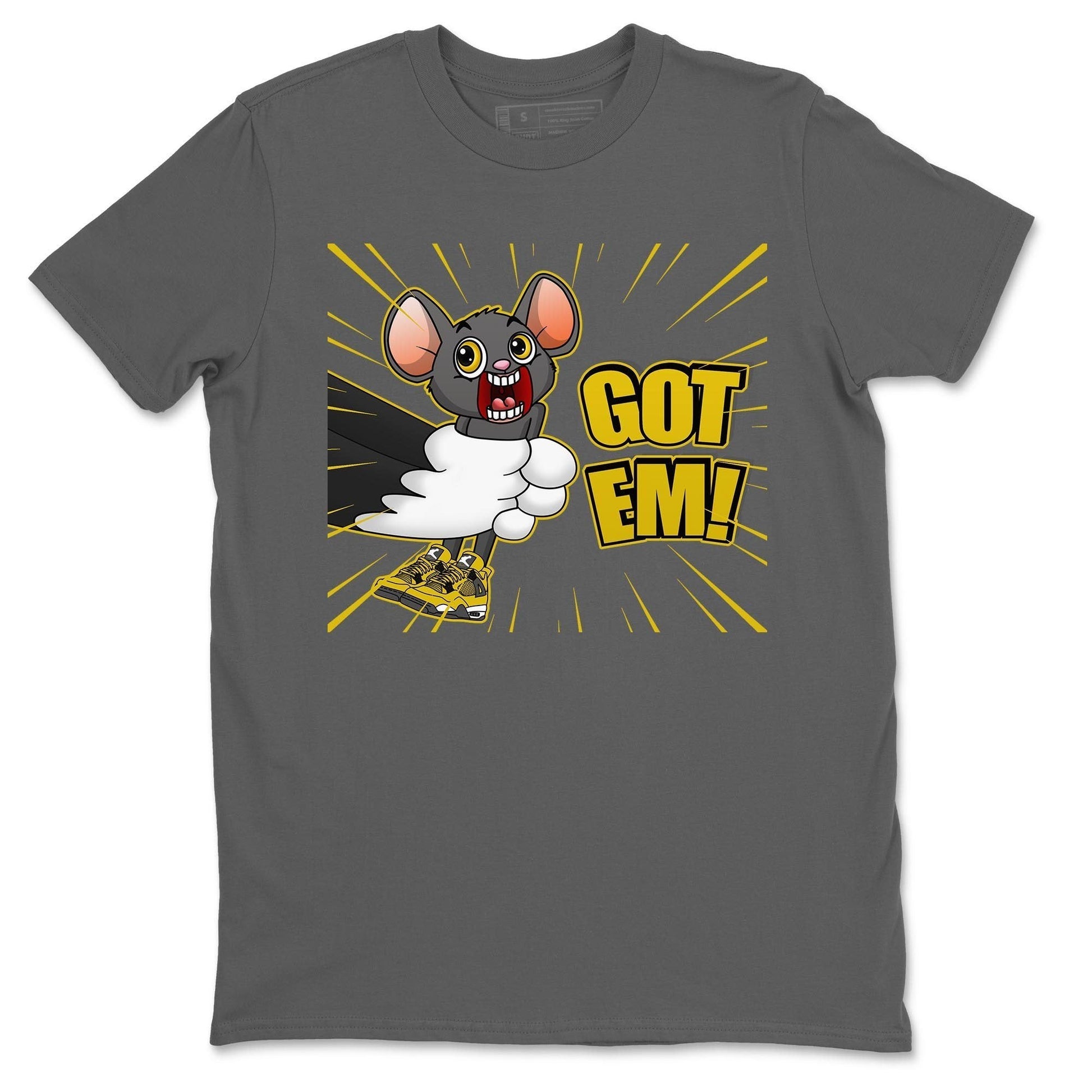 Jordan 4 Lightning Sneaker Match Tees T&J Got Em Sneaker Tees Jordan 4 Lightning Sneaker Release Tees Unisex Shirts