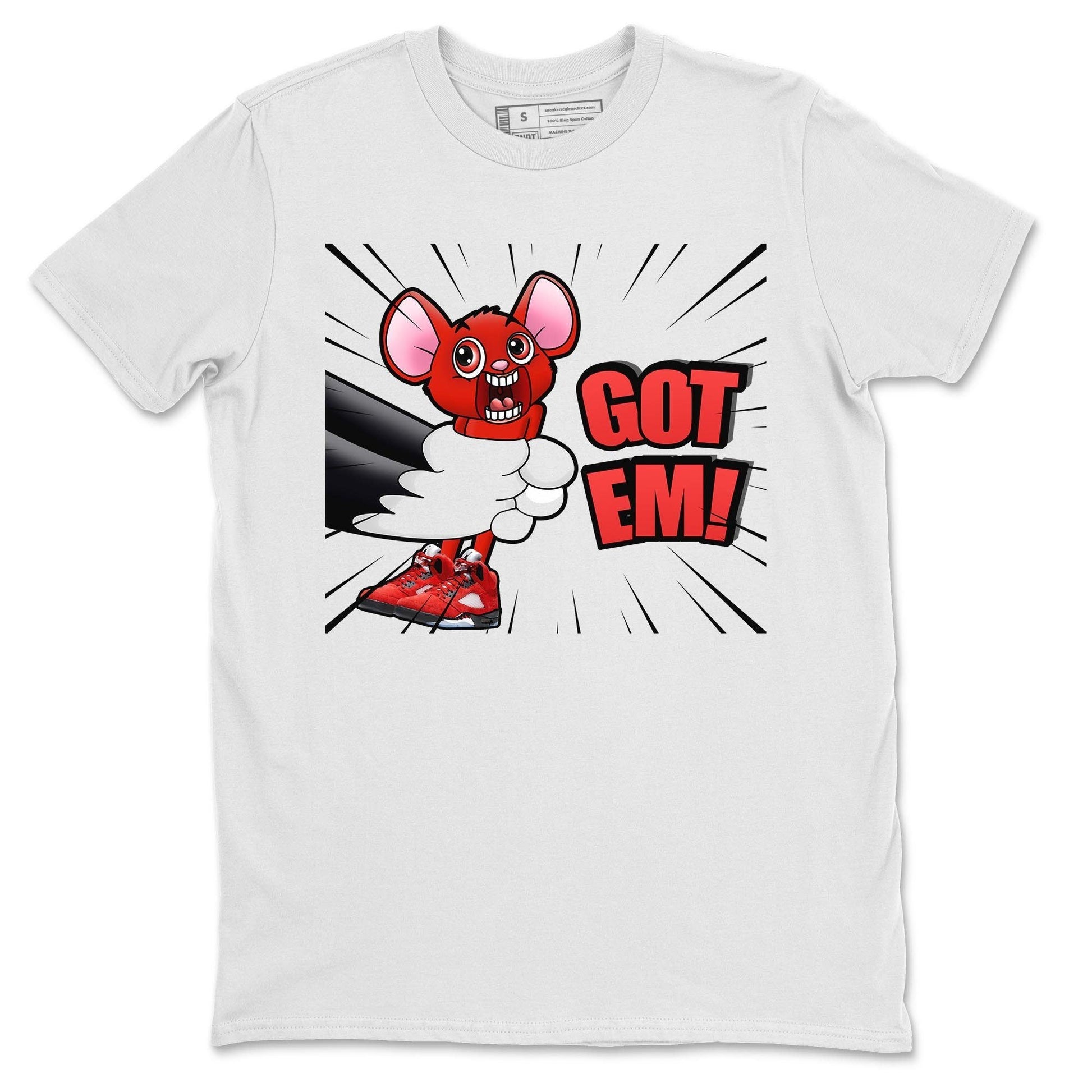 Jordan 5 Raging Bull Sneaker Match Tees T&J Got Em Sneaker Tees Jordan 5 Raging Bull Sneaker Release Tees Unisex Shirts