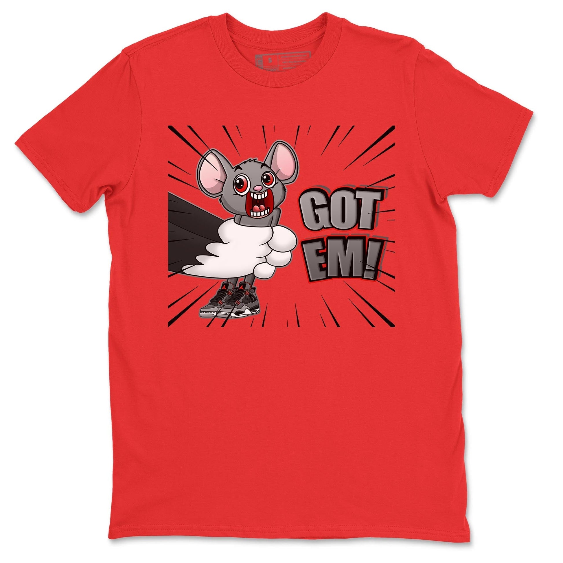 Jordan 4 Infrared Sneaker Match Tees T&J Got Em Sneaker Tees Jordan 4 Infrared Sneaker Release Tees Unisex Shirts