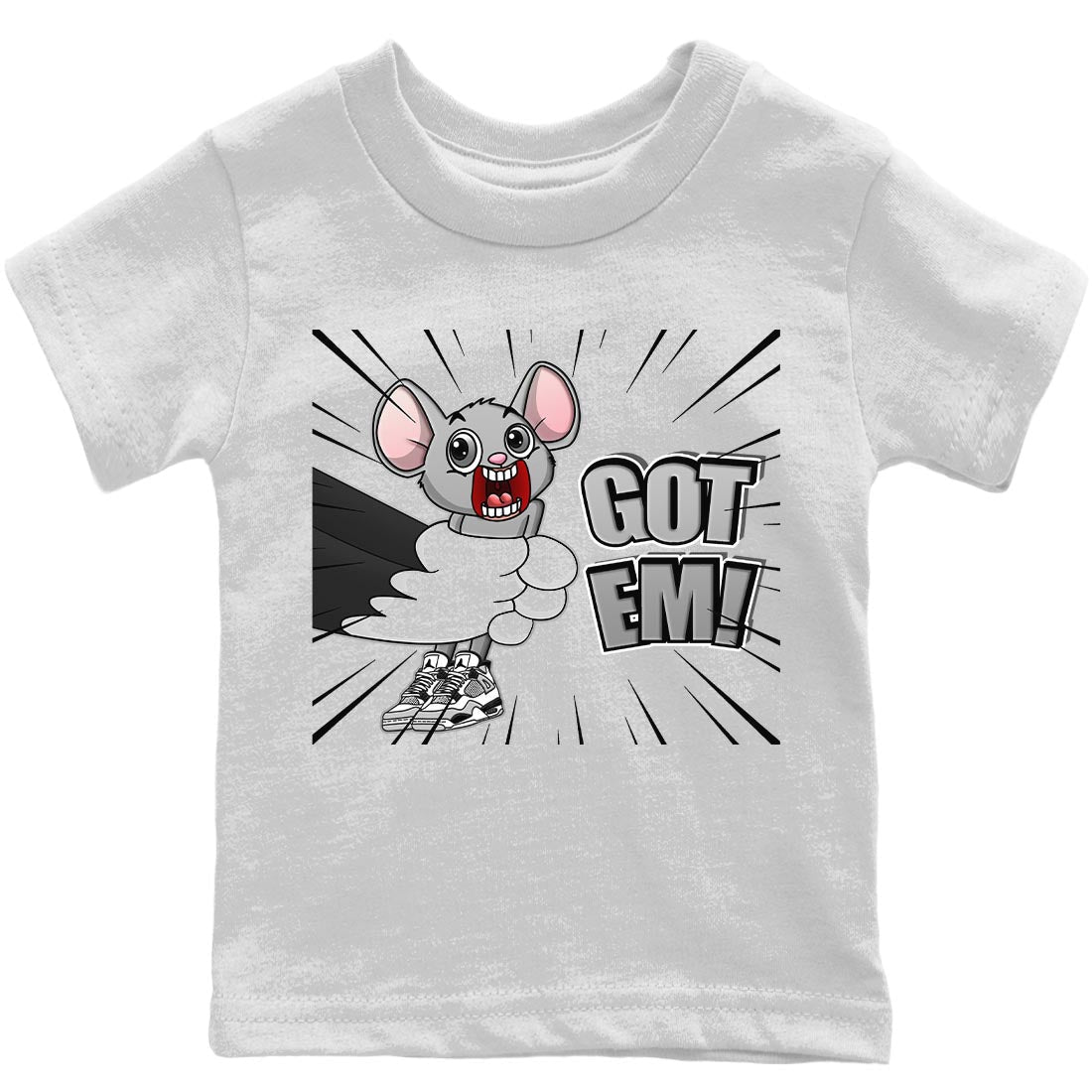 Jordan 4 Military Black Sneaker Match Tees T&J Got Em Sneaker Tees Jordan 4 Military Black Sneaker Release Tees Kids Shirts