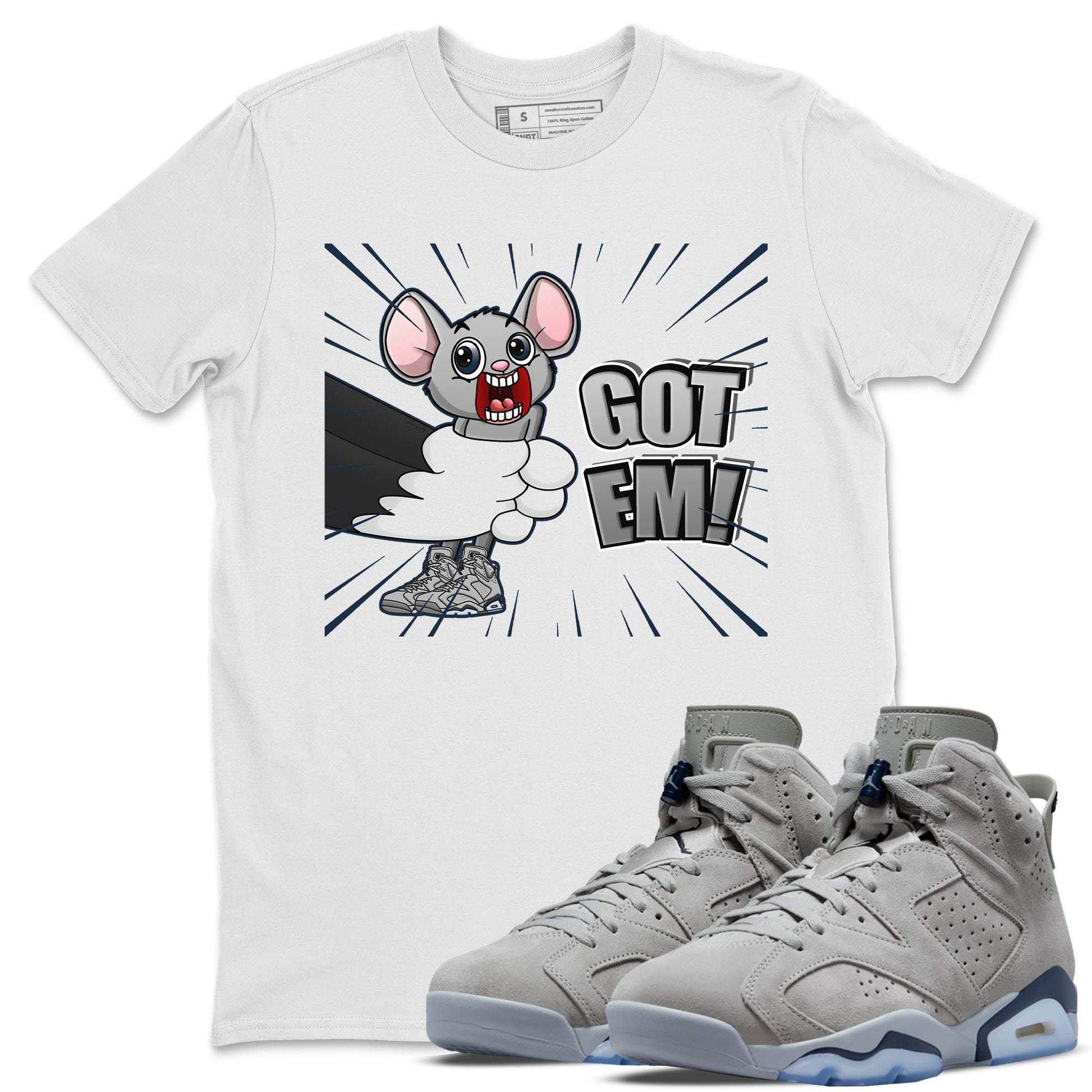 Jordan 6 Georgetown Sneaker Match Tees T&J Got Em Sneaker Tees Jordan 6 Georgetown Sneaker Release Tees Unisex Shirts