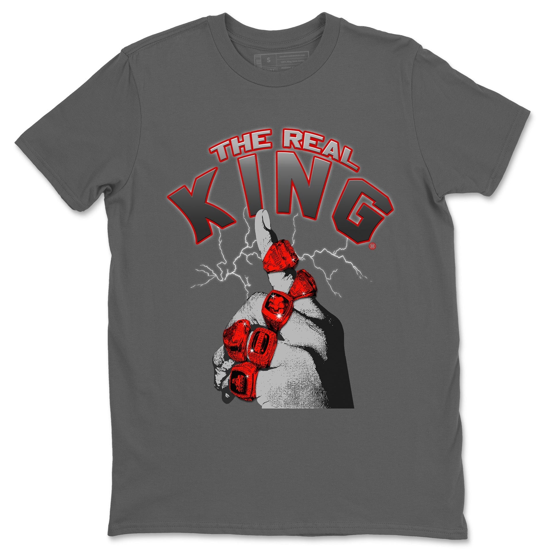 Jordan 4 Infrared Sneaker Match Tees The Real King Sneaker Tees Jordan 4 Infrared Sneaker Release Tees Unisex Shirts