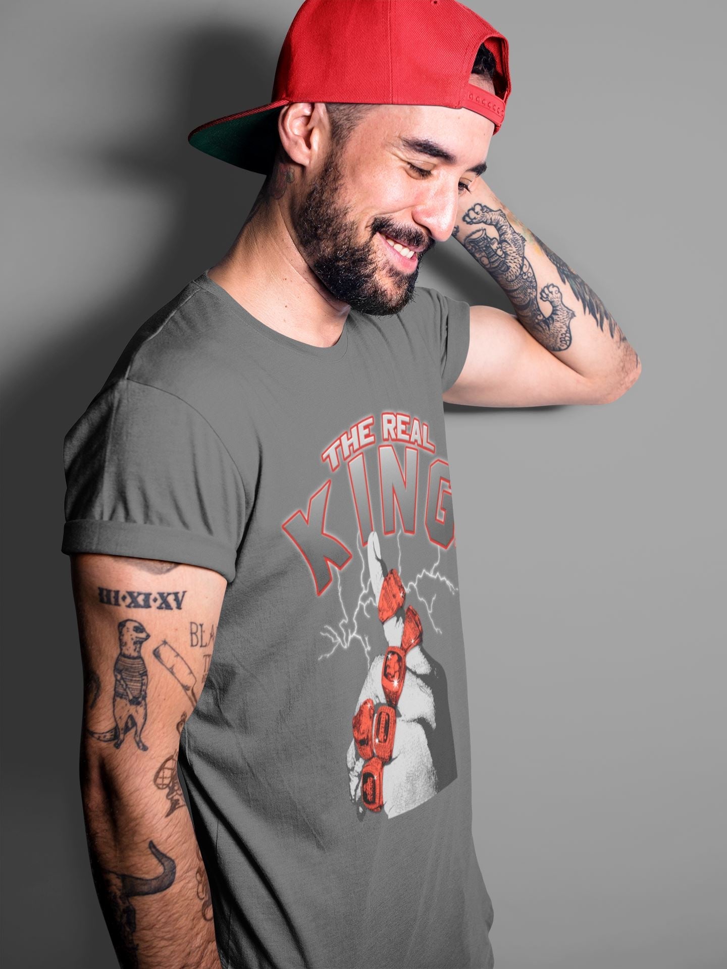 Jordan 4 Infrared Sneaker Match Tees The Real King Sneaker Tees Jordan 4 Infrared Sneaker Release Tees Unisex Shirts