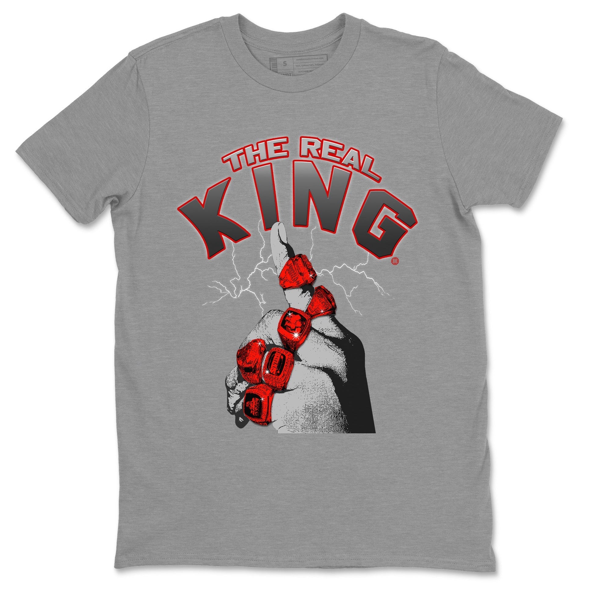 Jordan 4 Infrared Sneaker Match Tees The Real King Sneaker Tees Jordan 4 Infrared Sneaker Release Tees Unisex Shirts