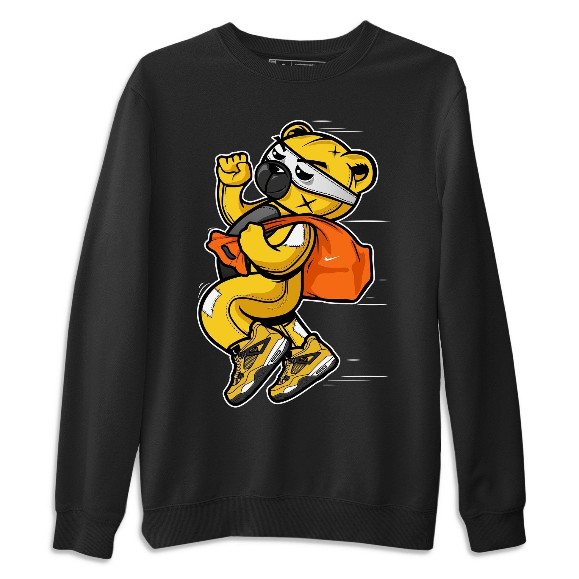 Jordan 4 Lightning Sneaker Match Tees Thief Bear Sneaker Tees Jordan 4 Lightning Sneaker Release Tees Unisex Shirts