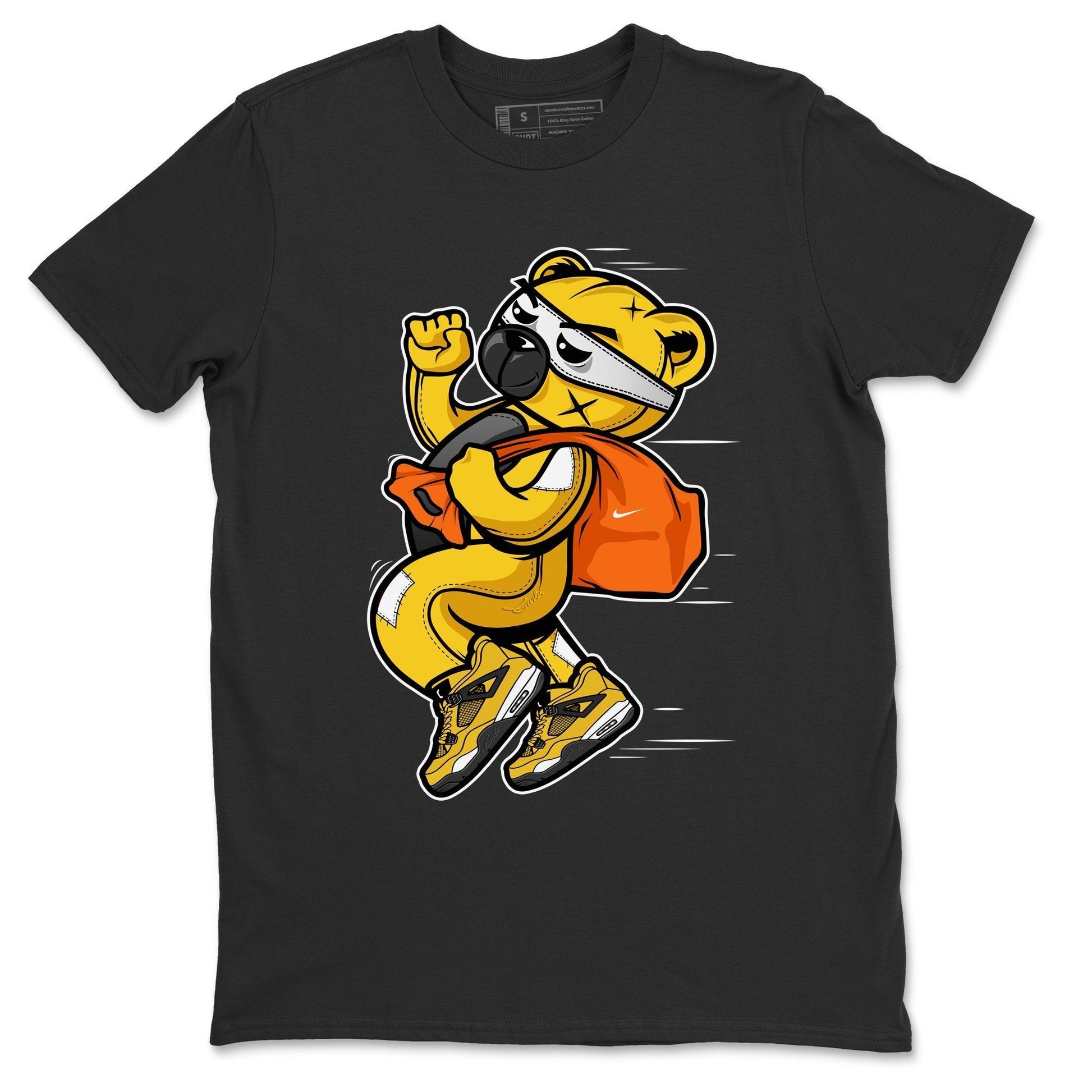 Jordan 4 Lightning Sneaker Match Tees Thief Bear Sneaker Tees Jordan 4 Lightning Sneaker Release Tees Unisex Shirts