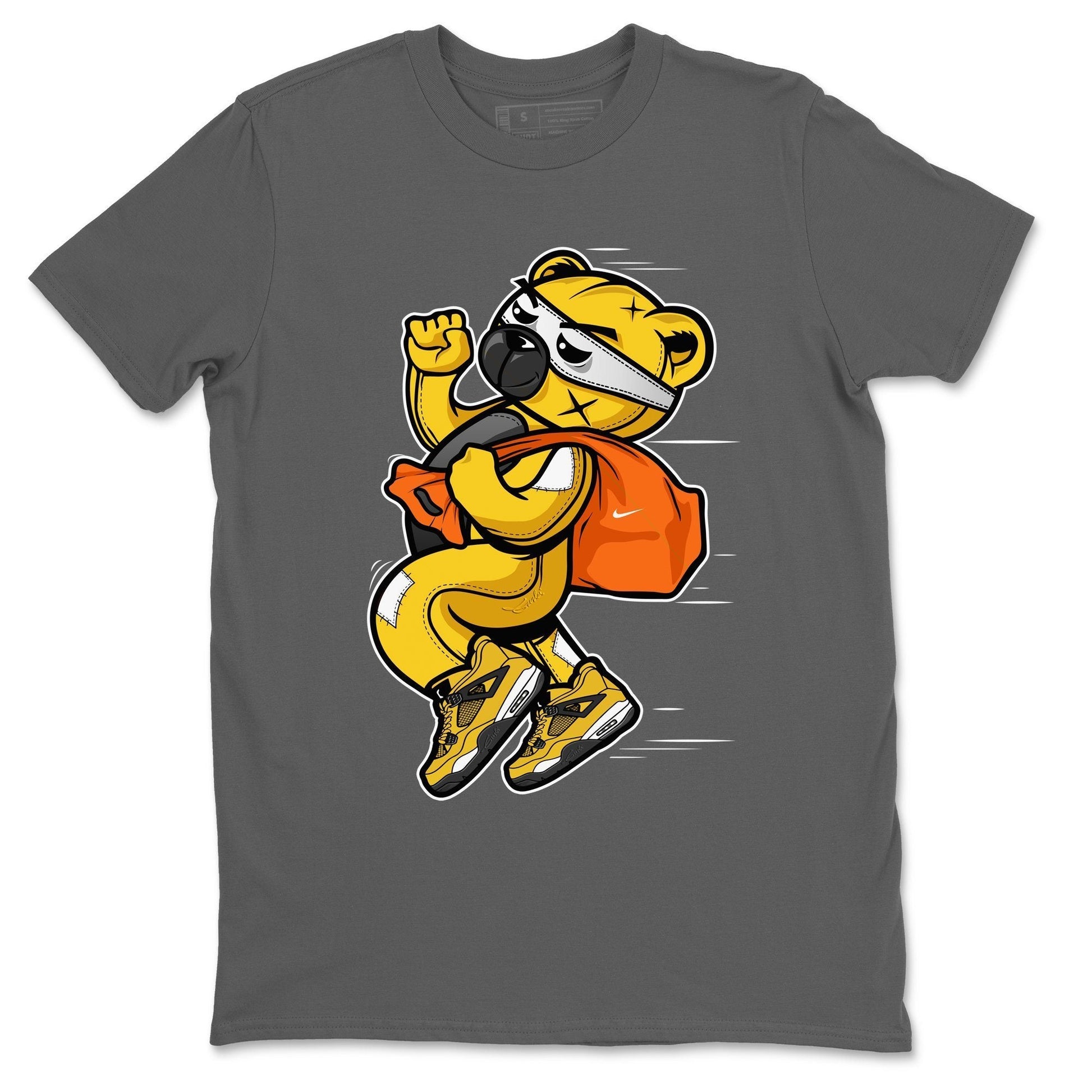 Jordan 4 Lightning Sneaker Match Tees Thief Bear Sneaker Tees Jordan 4 Lightning Sneaker Release Tees Unisex Shirts