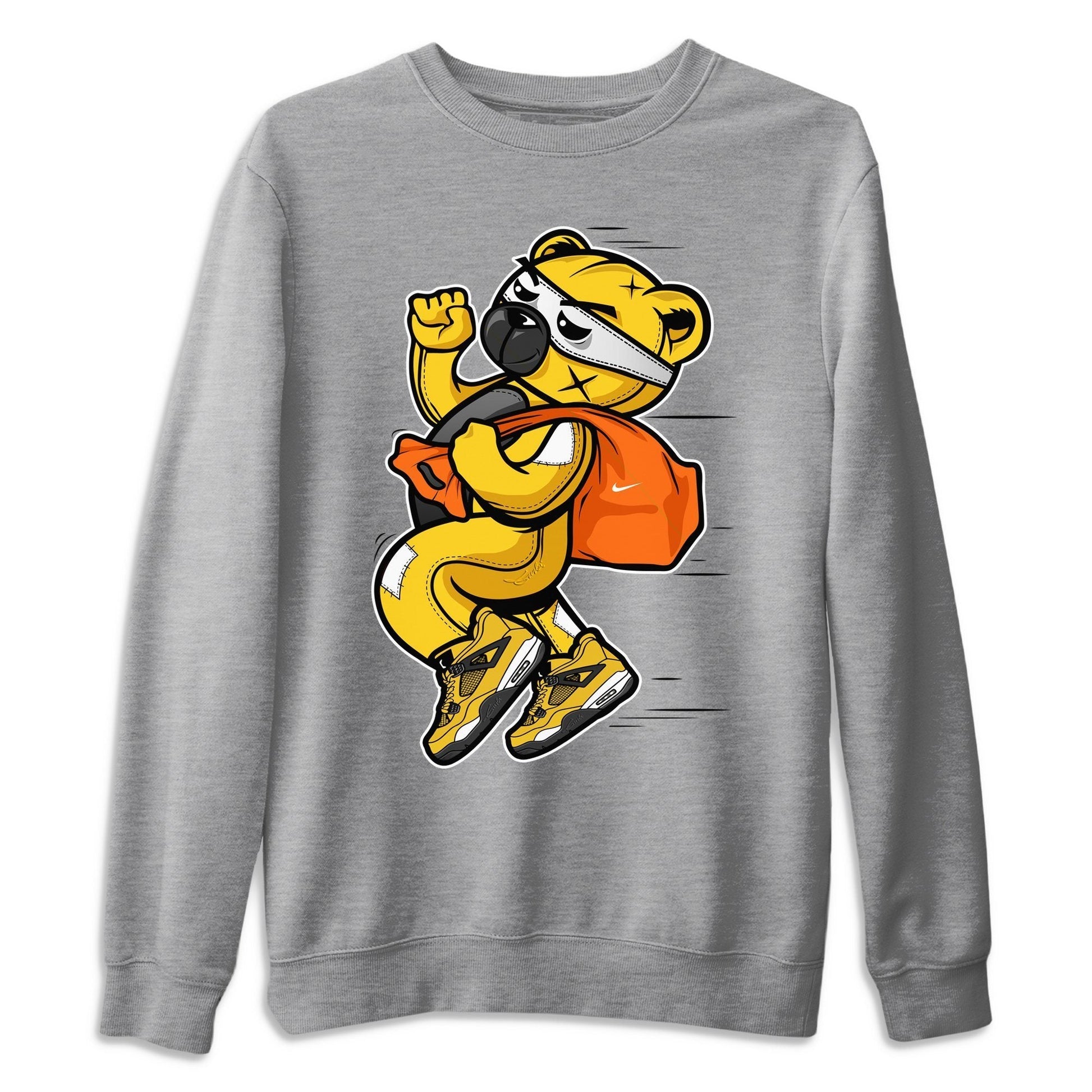 Jordan 4 Lightning Sneaker Match Tees Thief Bear Sneaker Tees Jordan 4 Lightning Sneaker Release Tees Unisex Shirts