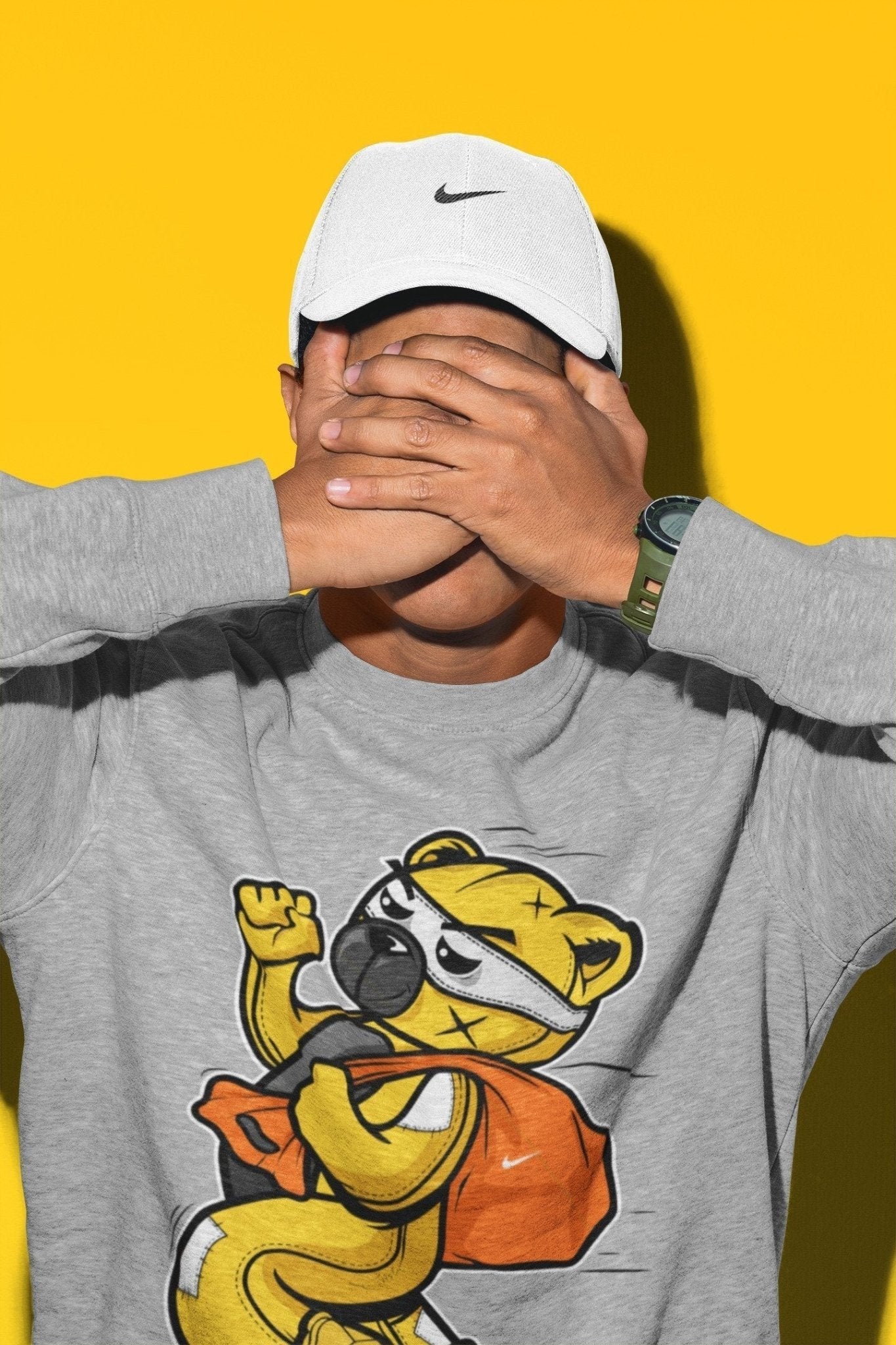 Jordan 4 Lightning Sneaker Match Tees Thief Bear Sneaker Tees Jordan 4 Lightning Sneaker Release Tees Unisex Shirts
