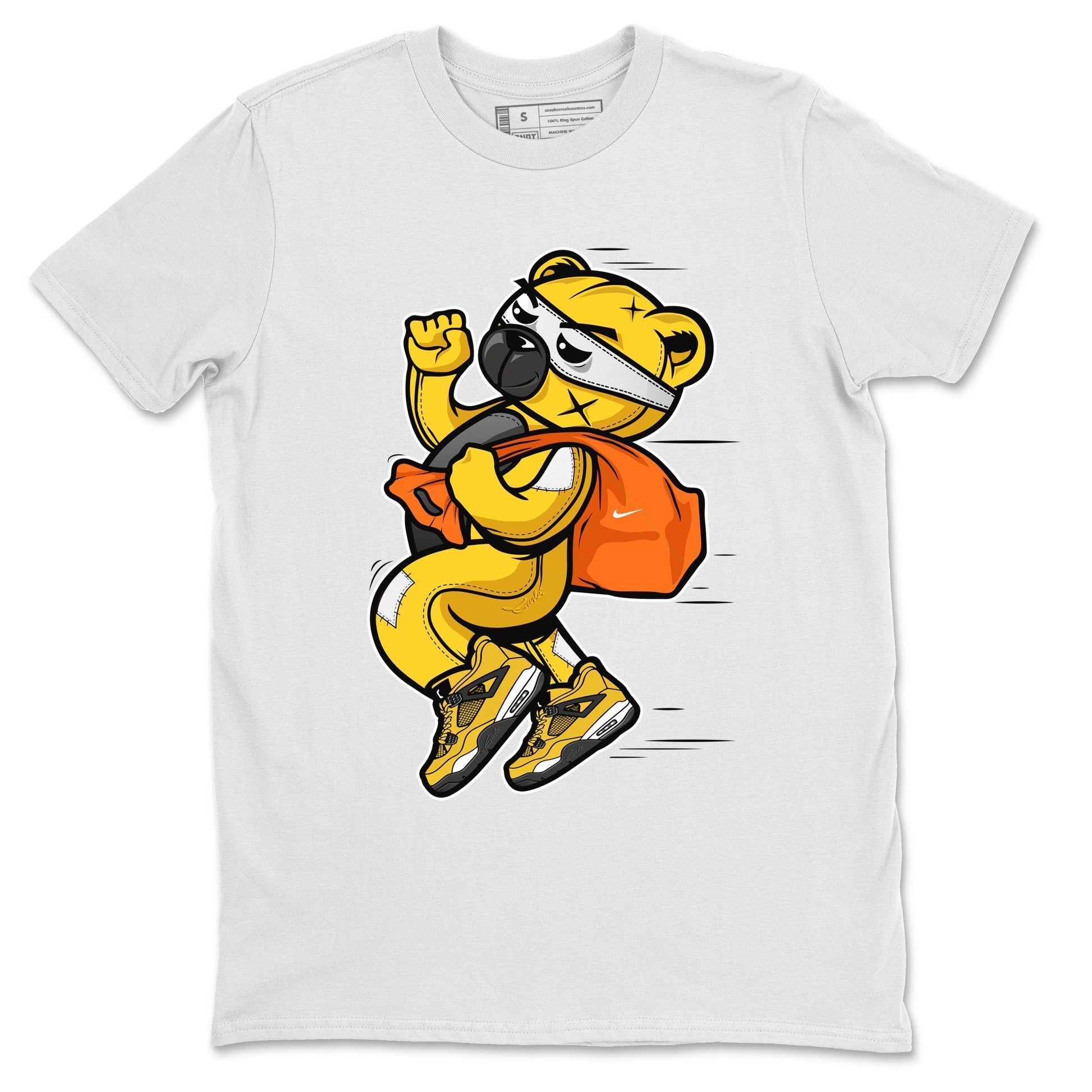 Jordan 4 Lightning Sneaker Match Tees Thief Bear Sneaker Tees Jordan 4 Lightning Sneaker Release Tees Unisex Shirts