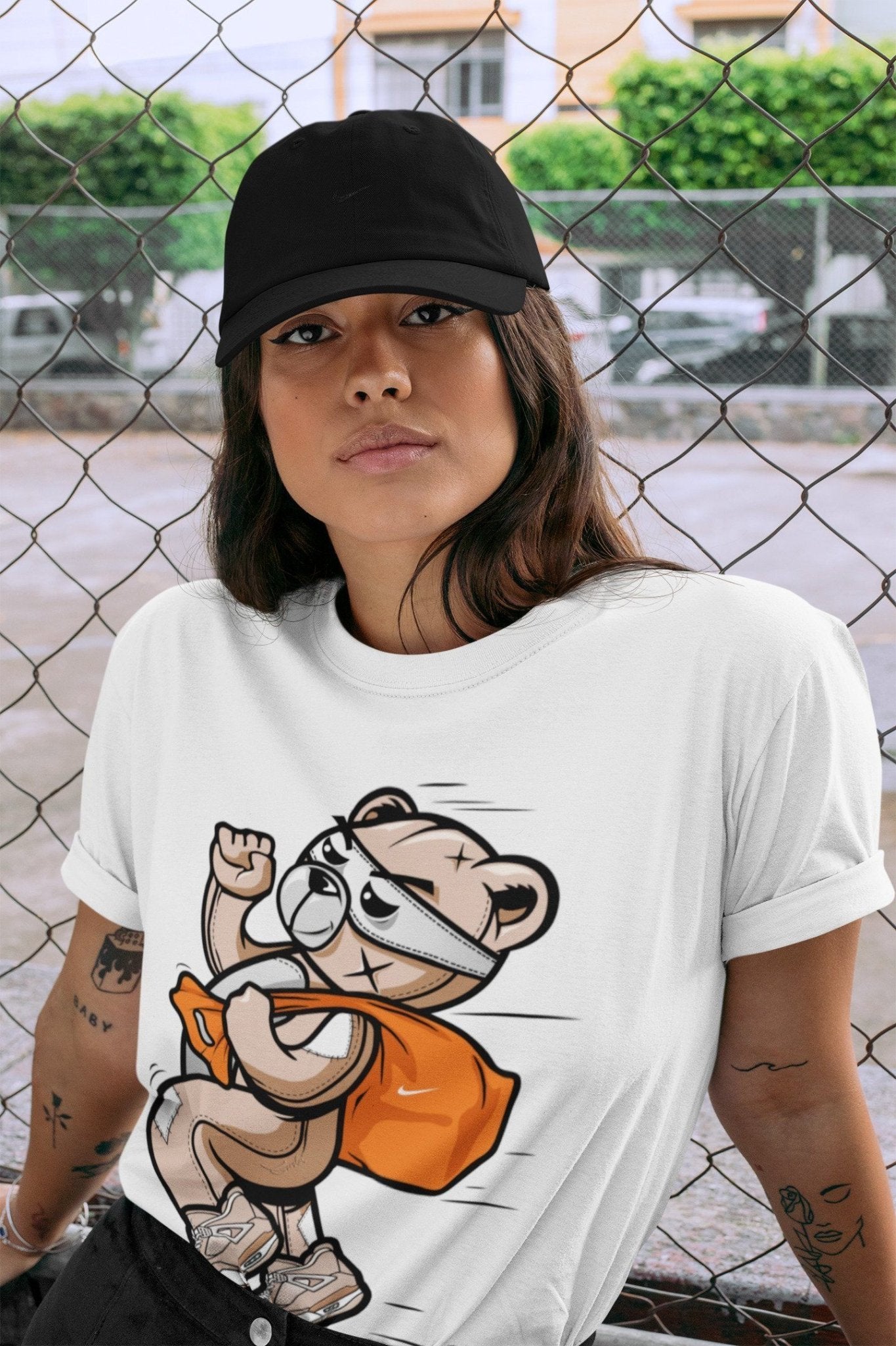 Jordan 4 Shimmer Sneaker Match Tees Thief Bear Sneaker Tees Jordan 4 Shimmer Sneaker Release Tees Unisex Shirts