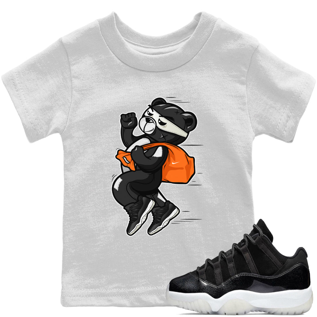 Jordan 11 72-10 Sneaker Match Tees Thief Bear Sneaker Tees Jordan 11 72-10 Sneaker Release Tees Kids Shirts
