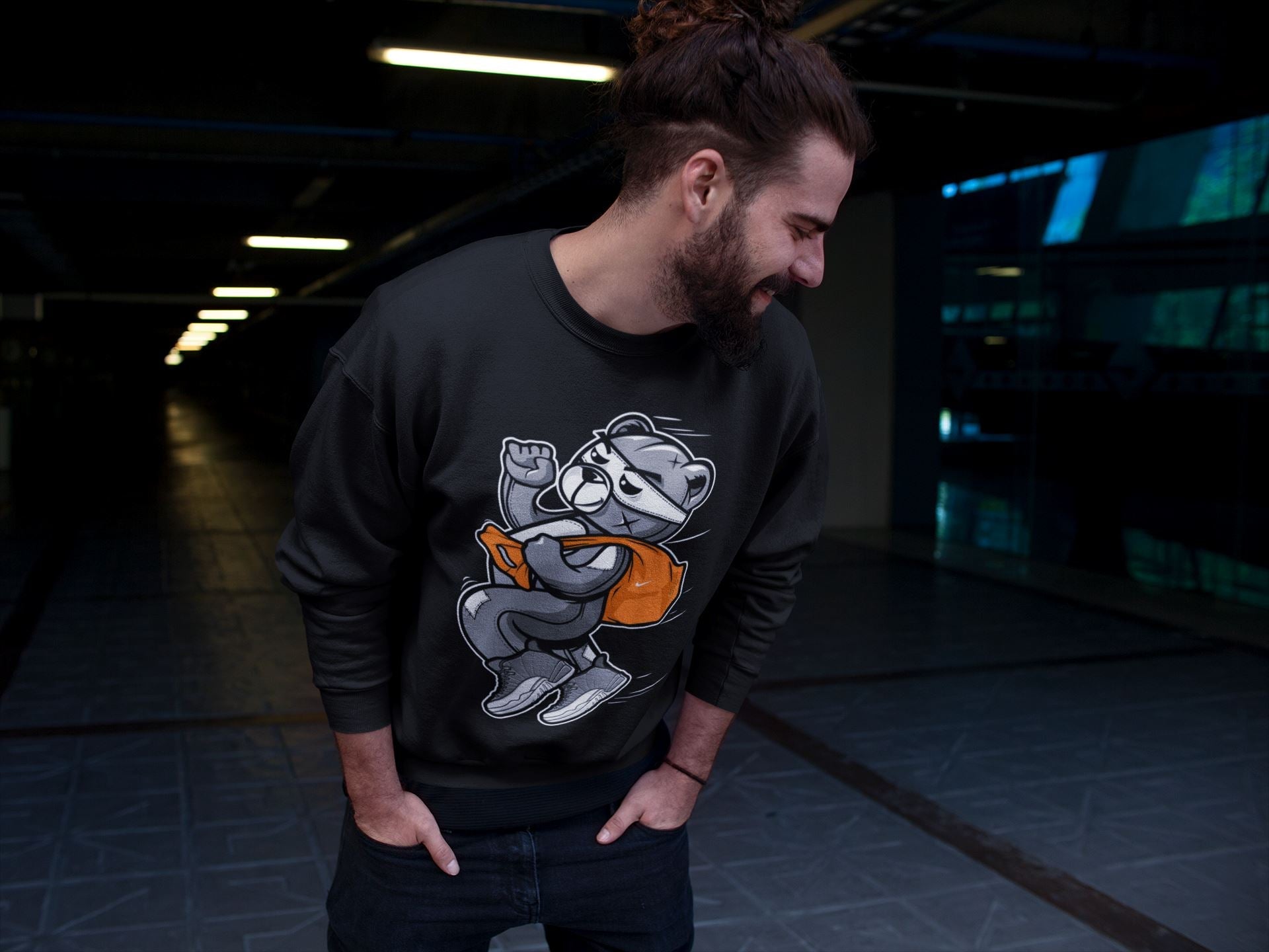 Jordan 12 Stealth Sneaker Match Tees Thief Bear Sneaker Tees Jordan 12 Stealth Sneaker Release Tees Unisex Shirts