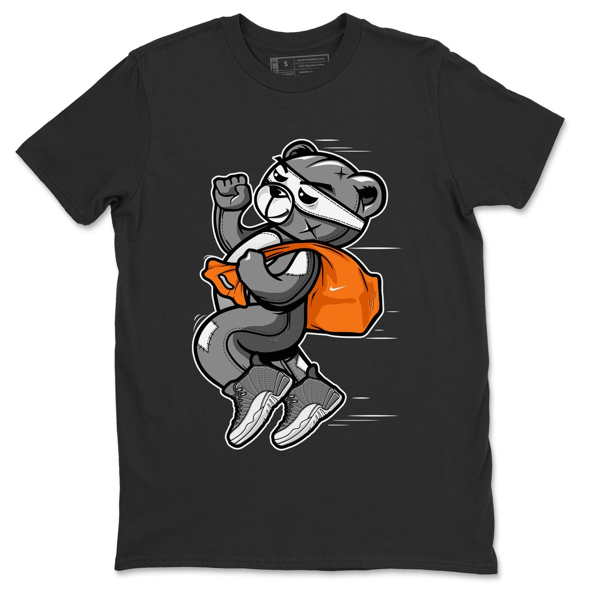 Jordan 12 Stealth Sneaker Match Tees Thief Bear Sneaker Tees Jordan 12 Stealth Sneaker Release Tees Unisex Shirts