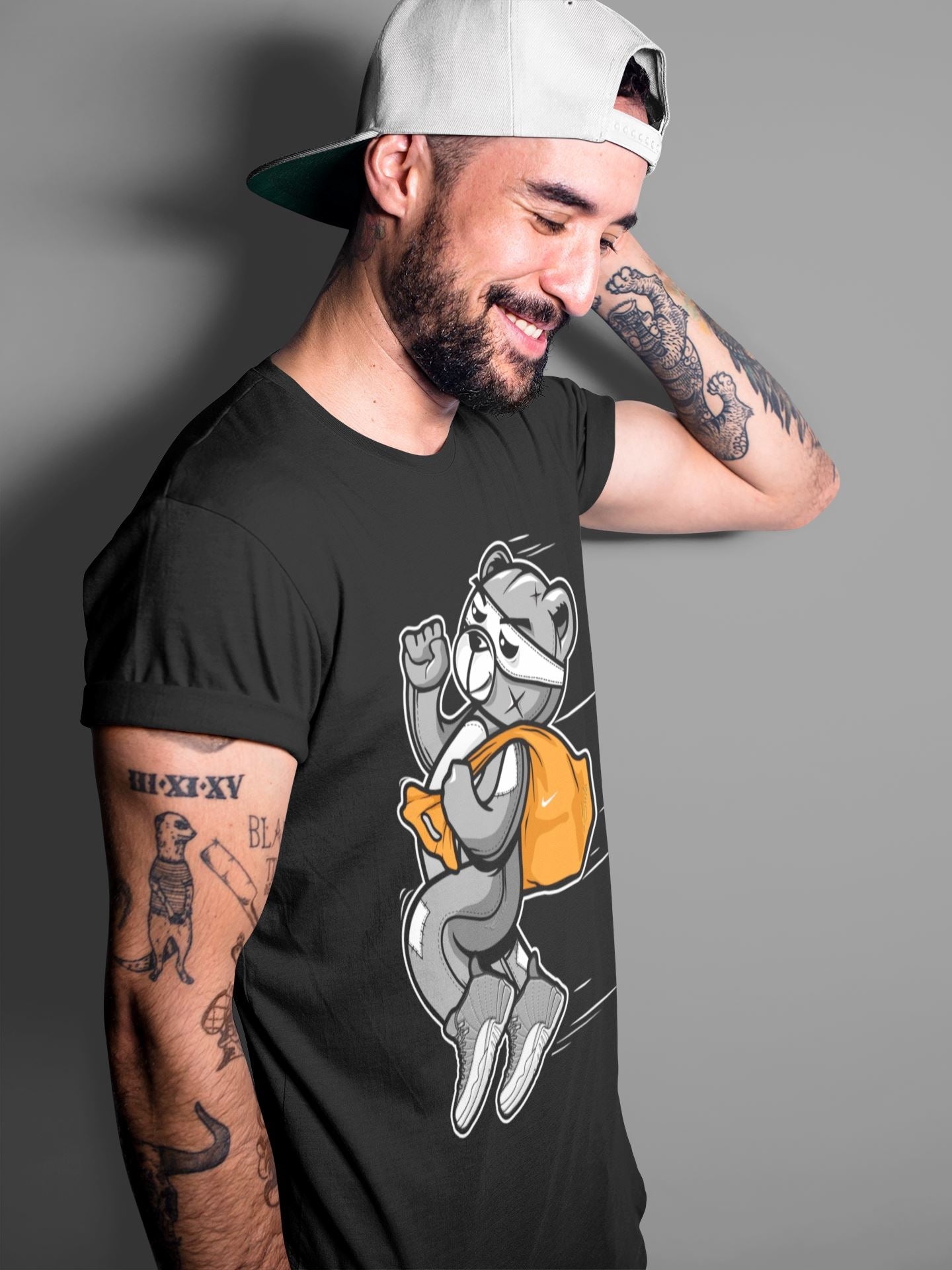 Jordan 12 Stealth Sneaker Match Tees Thief Bear Sneaker Tees Jordan 12 Stealth Sneaker Release Tees Unisex Shirts