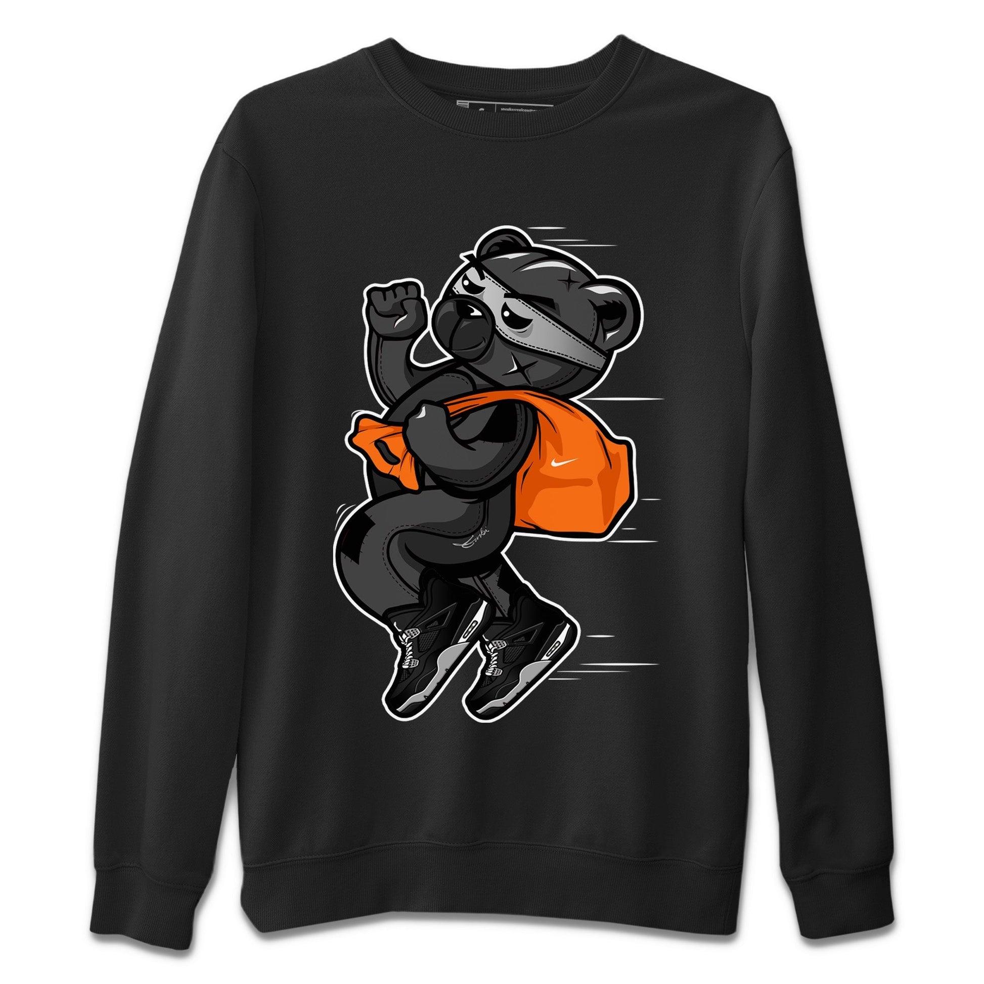 Jordan 4 Black Canvas Sneaker Match Tees Thief Bear Sneaker Tees Jordan 4 Black Canvas Sneaker Release Tees Unisex Shirts