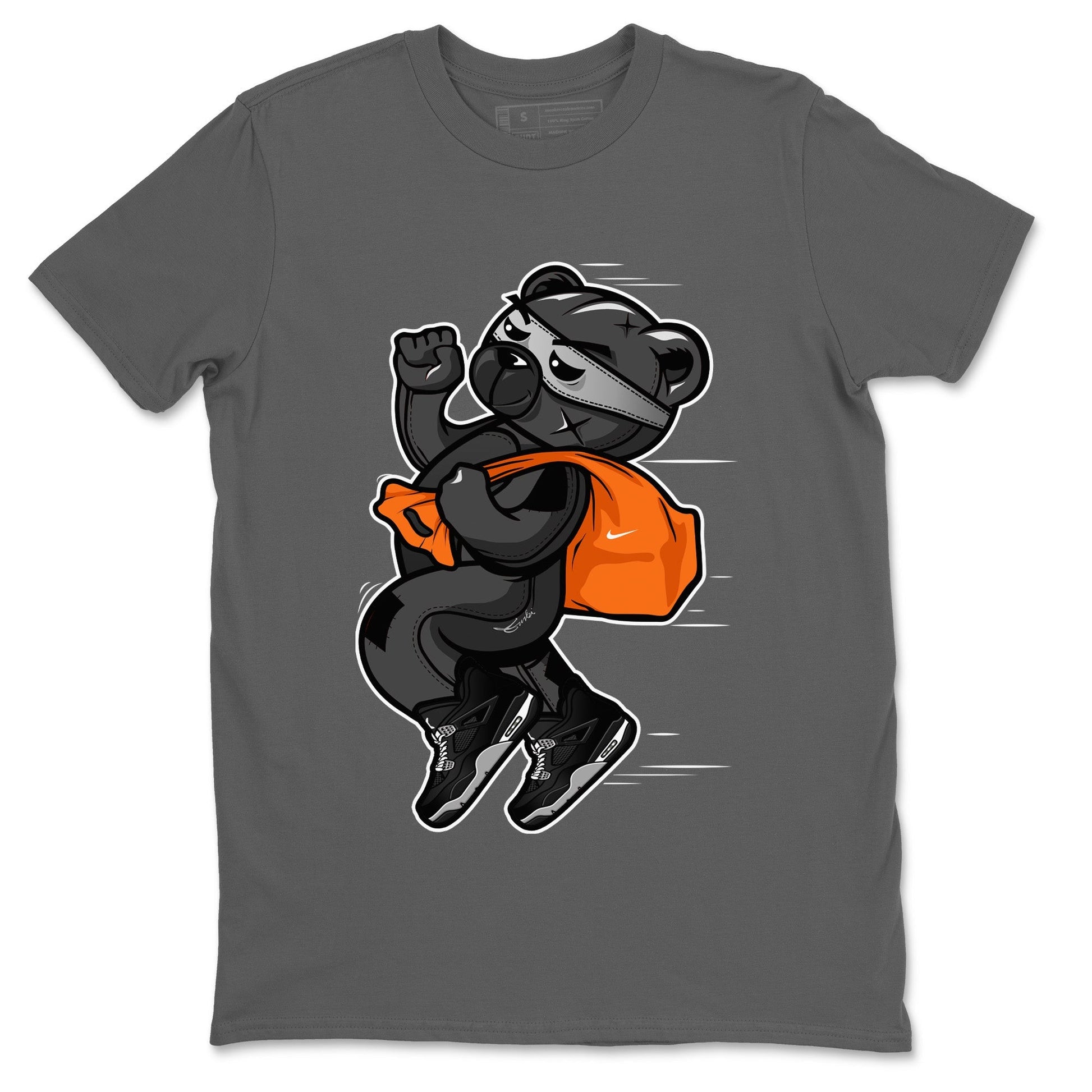 Jordan 4 Black Canvas Sneaker Match Tees Thief Bear Sneaker Tees Jordan 4 Black Canvas Sneaker Release Tees Unisex Shirts
