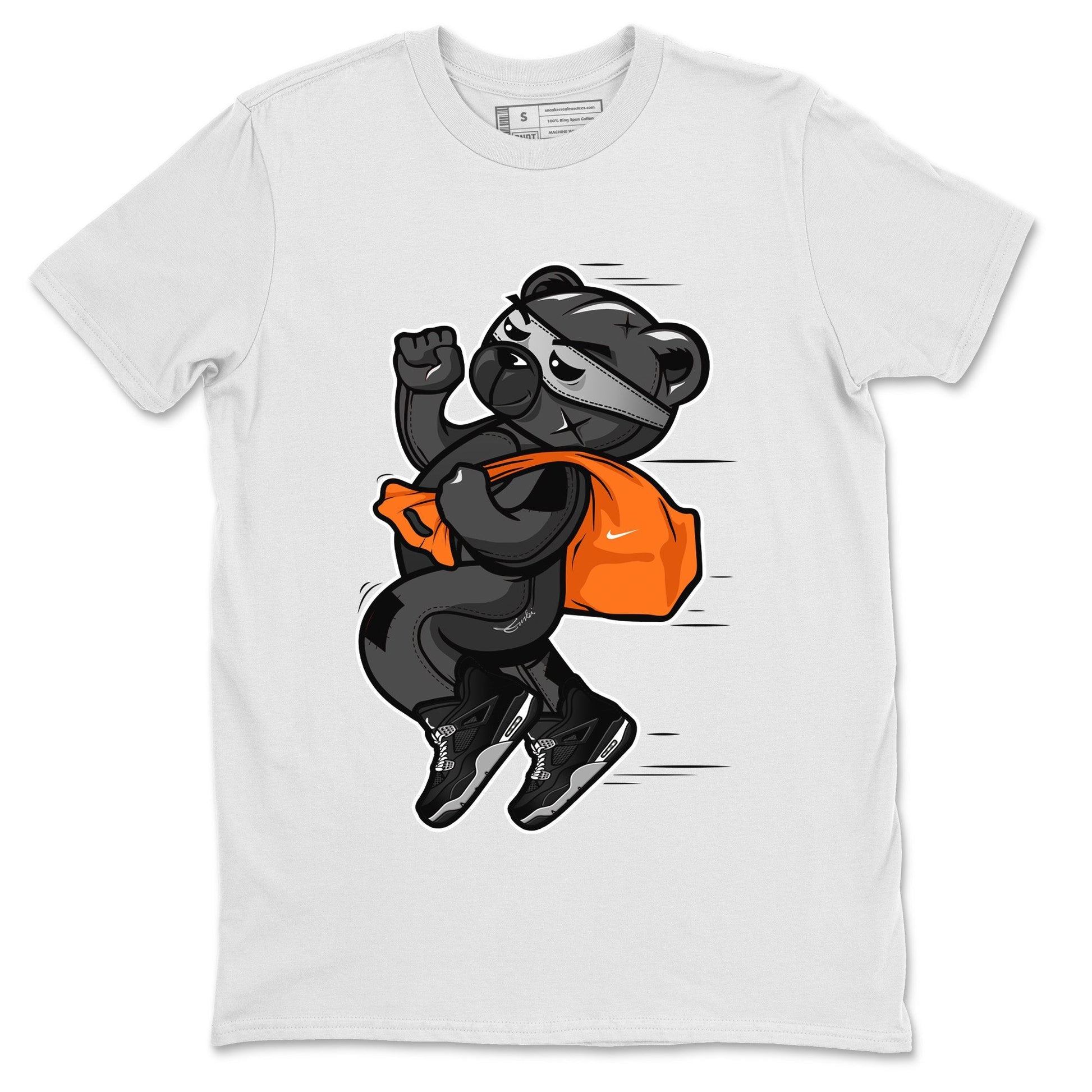 Jordan 4 Black Canvas Sneaker Match Tees Thief Bear Sneaker Tees Jordan 4 Black Canvas Sneaker Release Tees Unisex Shirts