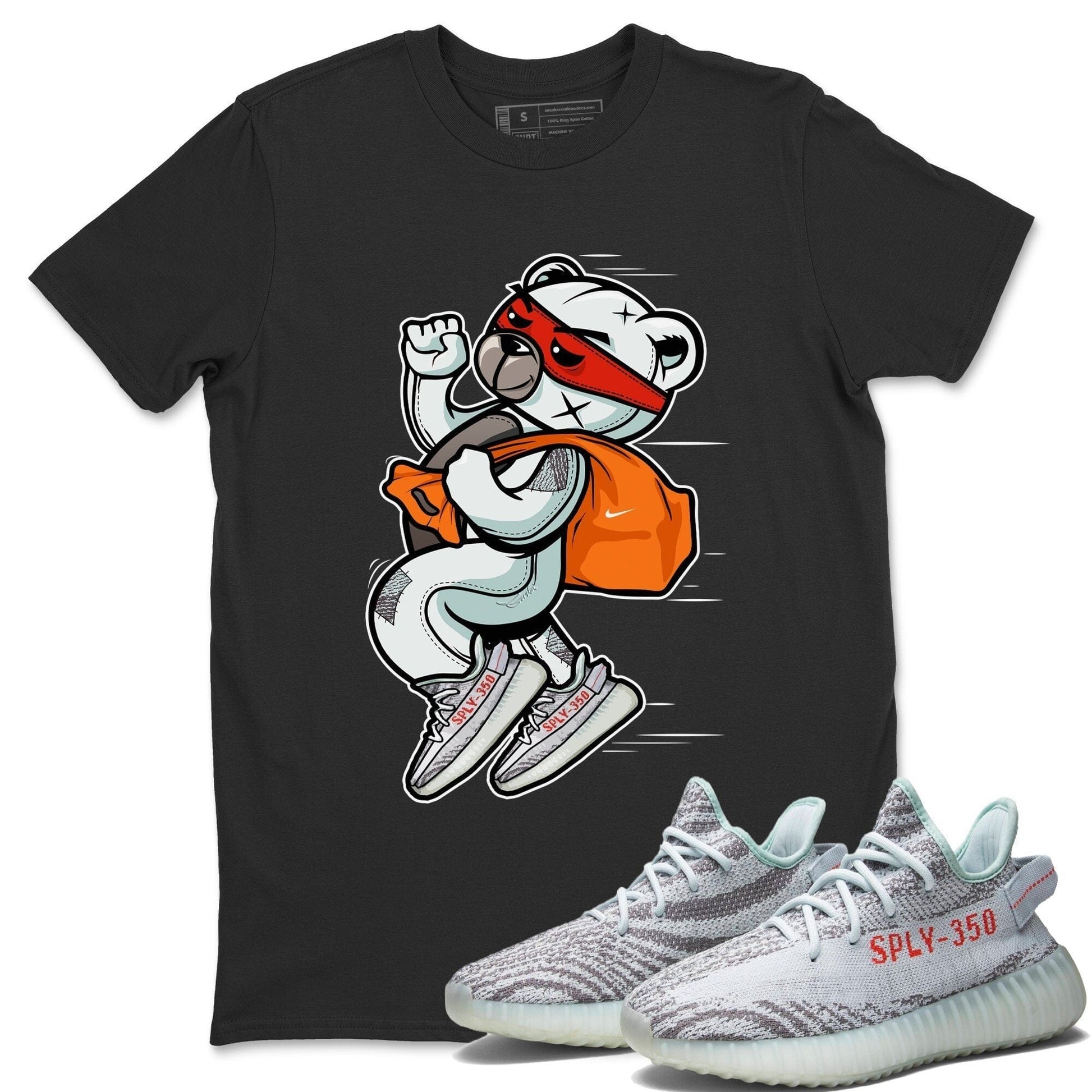 Yeezy 350 Blue Tint Sneaker Match Tees Thief Bear Sneaker Tees Yeezy 350 Blue Tint Sneaker Release Tees Unisex Shirts