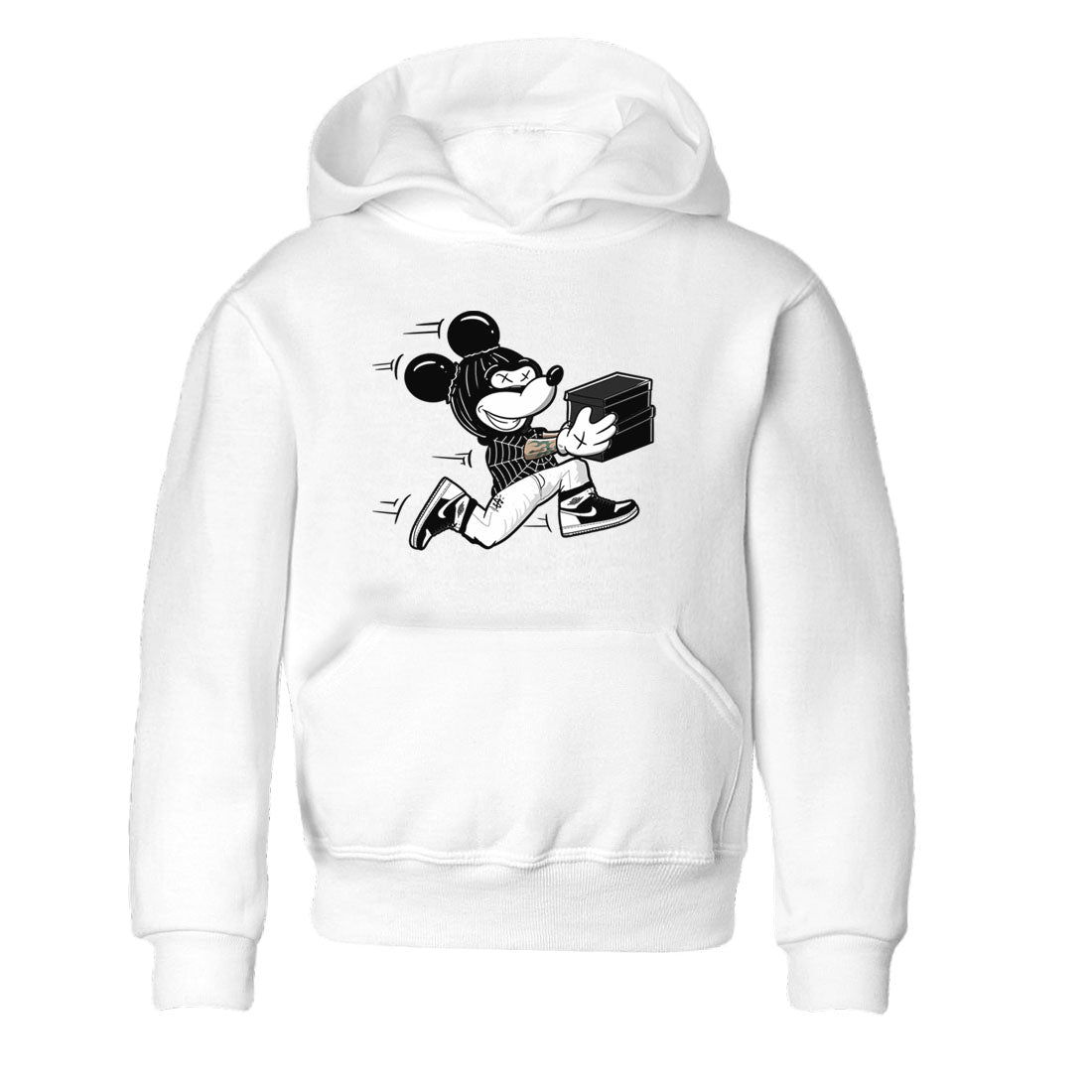 Air Jordan 1 High OG Black White shirt to match jordans Thief Mouse sneaker tees 1s Black White SNRT Sneaker Release Tees Streetwear baby toddler White 2 cotton Shirt