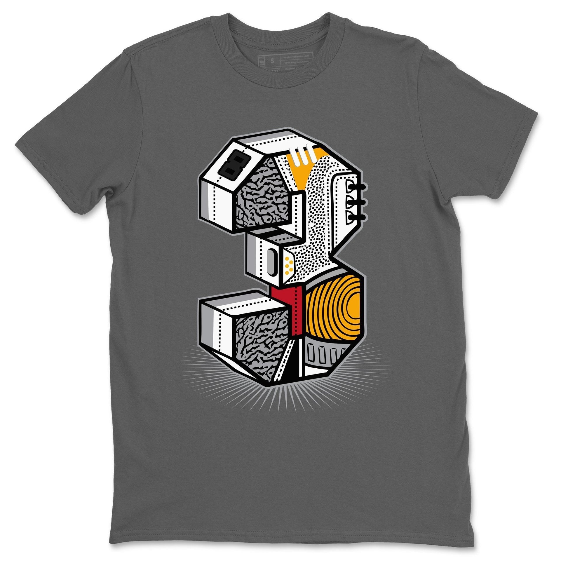 Jordan 3 Cool Grey Sneaker Match Tees Three Statue Sneaker Tees Jordan 3 Cool Grey Sneaker Release Tees Unisex Shirts