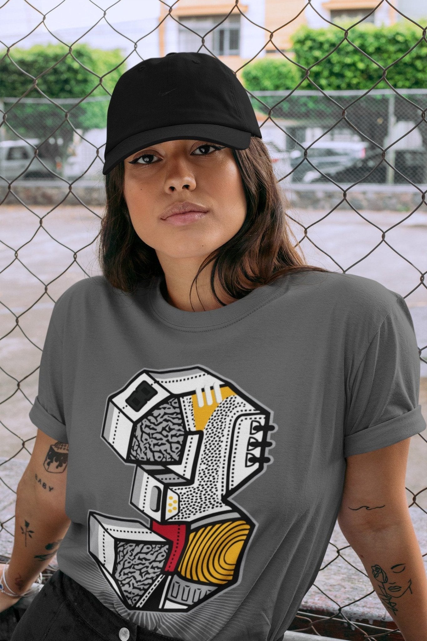 Jordan 3 Cool Grey Sneaker Match Tees Three Statue Sneaker Tees Jordan 3 Cool Grey Sneaker Release Tees Unisex Shirts