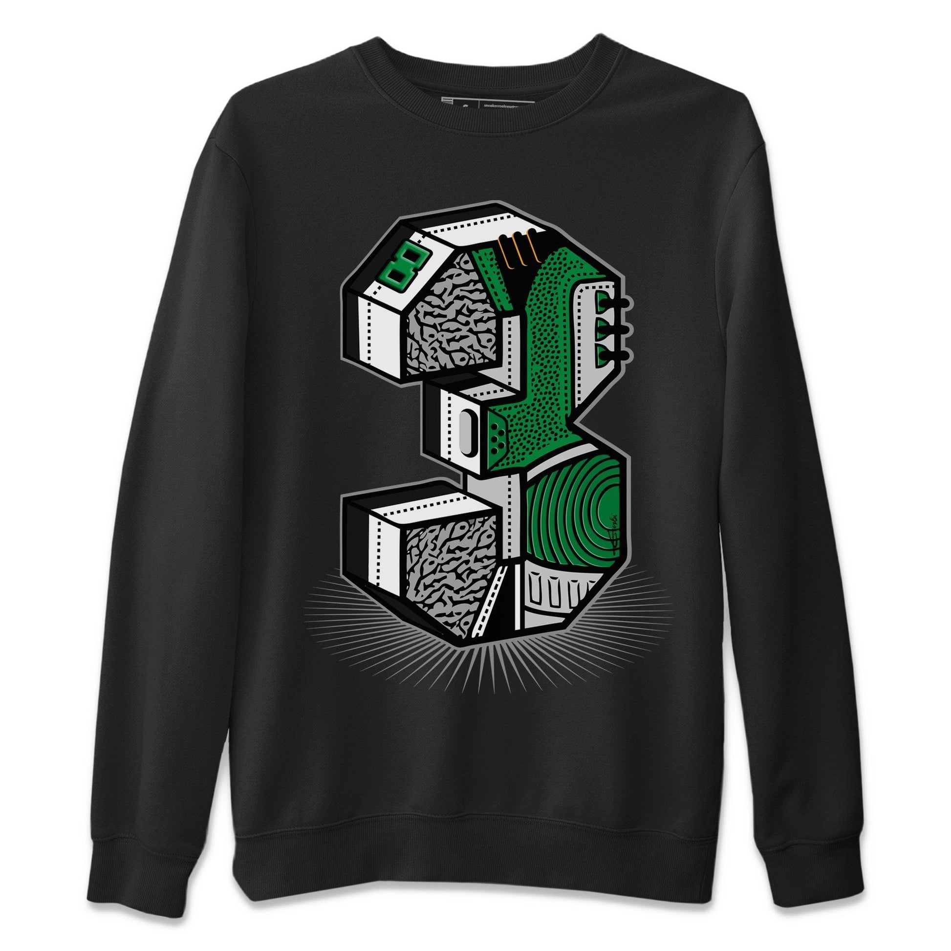 Jordan 3 Pine Green Sneaker Match Tees Three Statue Sneaker Tees Jordan 3 Pine Green Sneaker Release Tees Unisex Shirts
