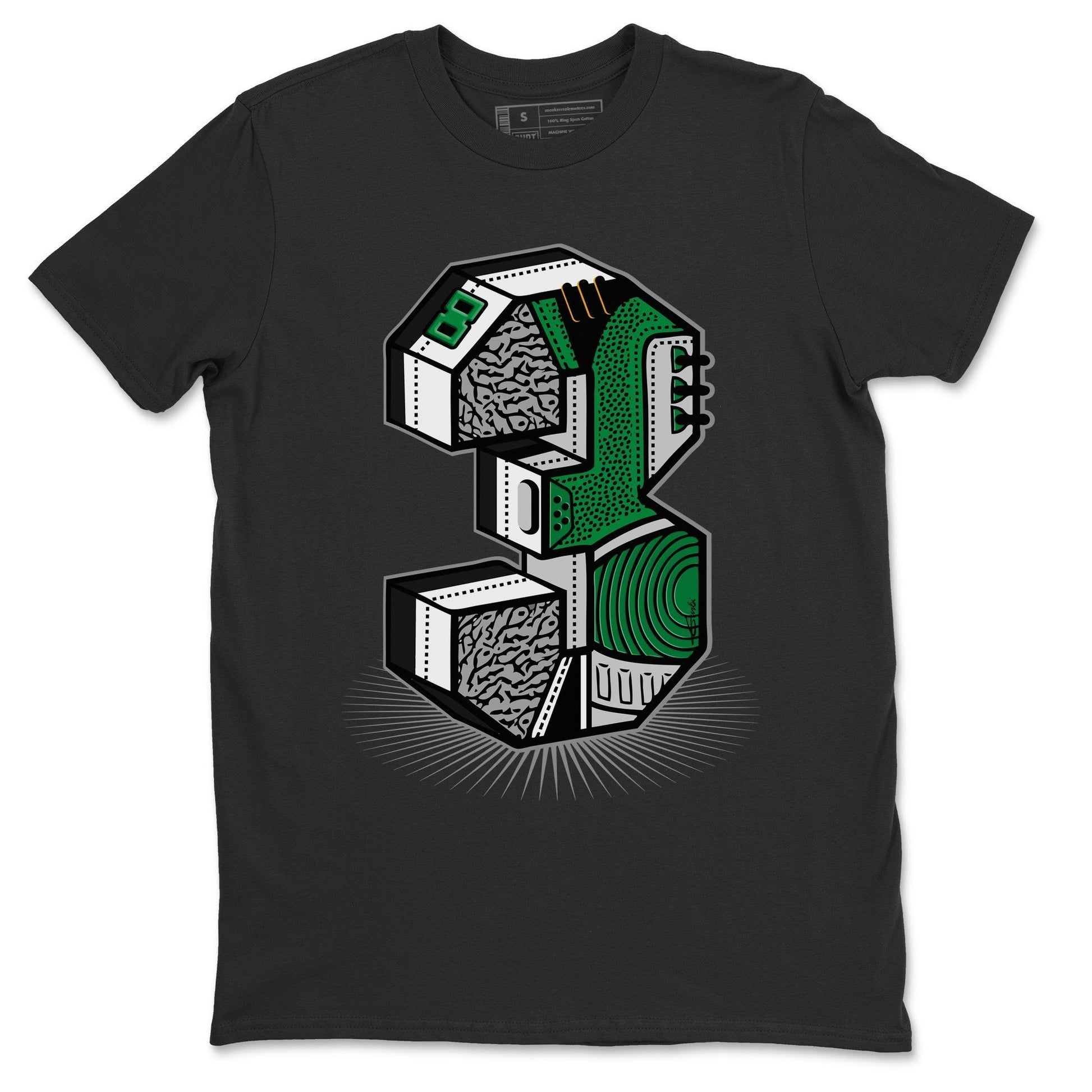 Jordan 3 Pine Green Sneaker Match Tees Three Statue Sneaker Tees Jordan 3 Pine Green Sneaker Release Tees Unisex Shirts