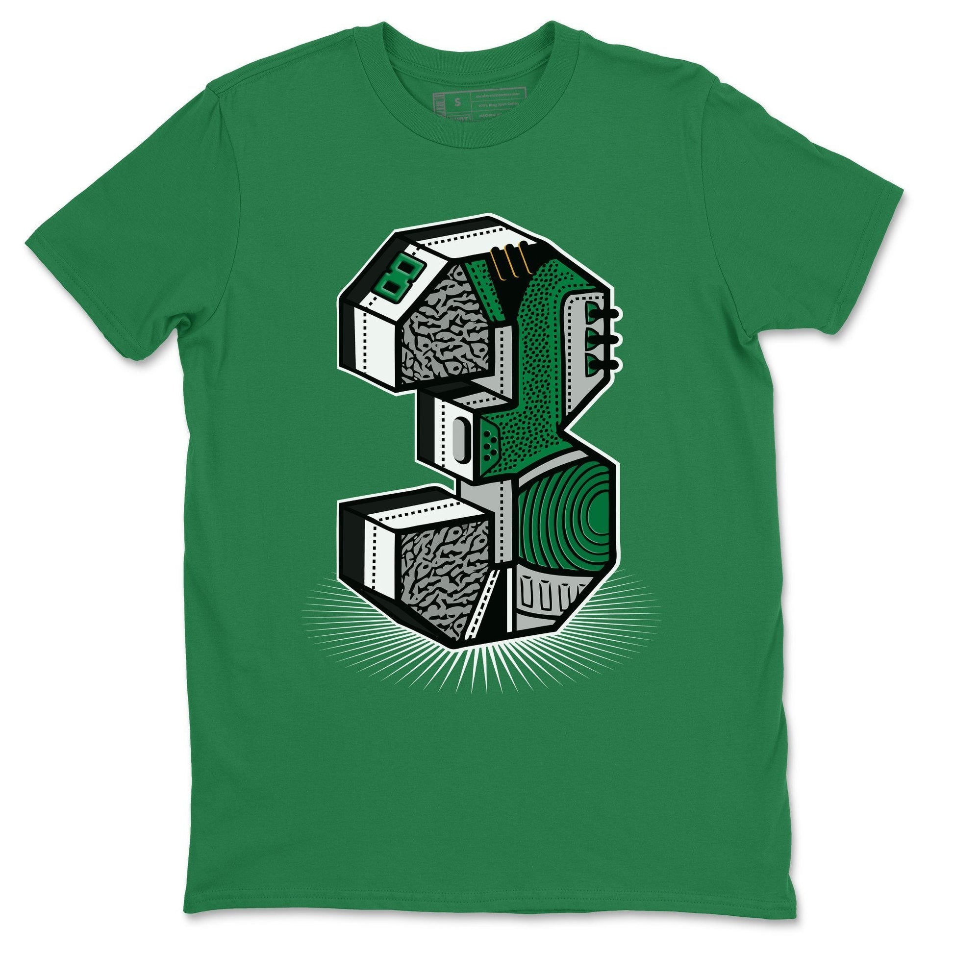 Jordan 3 Pine Green Sneaker Match Tees Three Statue Sneaker Tees Jordan 3 Pine Green Sneaker Release Tees Unisex Shirts