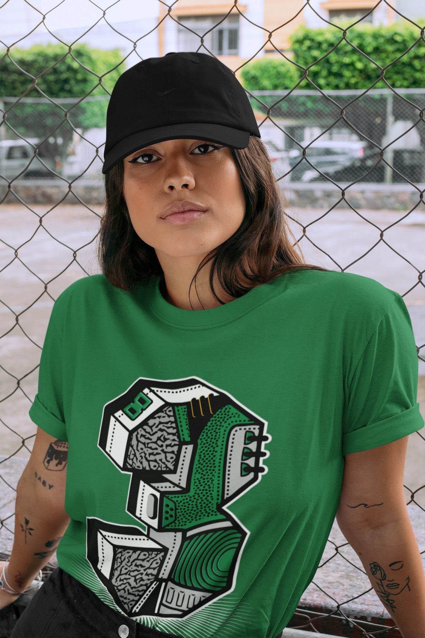Jordan 3 Pine Green Sneaker Match Tees Three Statue Sneaker Tees Jordan 3 Pine Green Sneaker Release Tees Unisex Shirts
