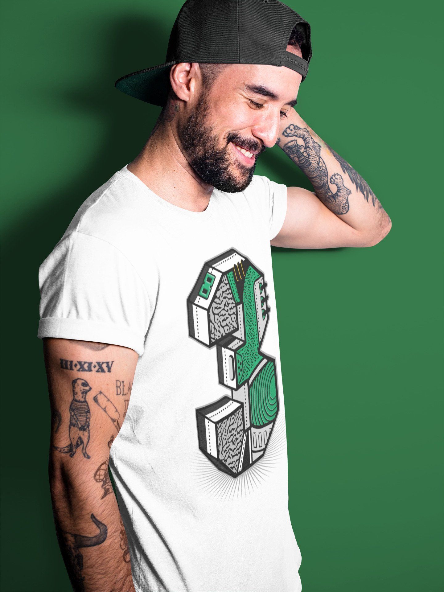 Jordan 3 Pine Green Sneaker Match Tees Three Statue Sneaker Tees Jordan 3 Pine Green Sneaker Release Tees Unisex Shirts