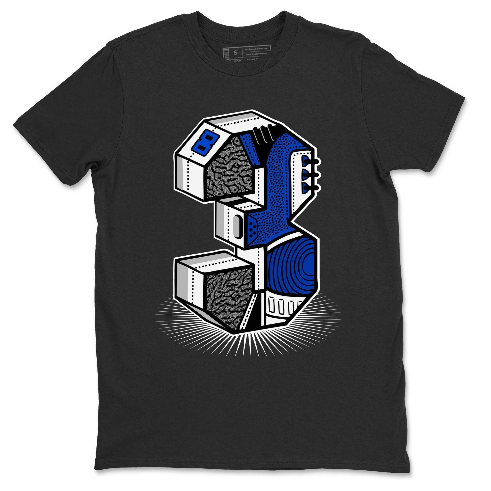 Jordan 3 Racer Blue Sneaker Match Tees Three Statue Sneaker Tees Jordan 3 Racer Blue Sneaker Release Tees Unisex Shirts