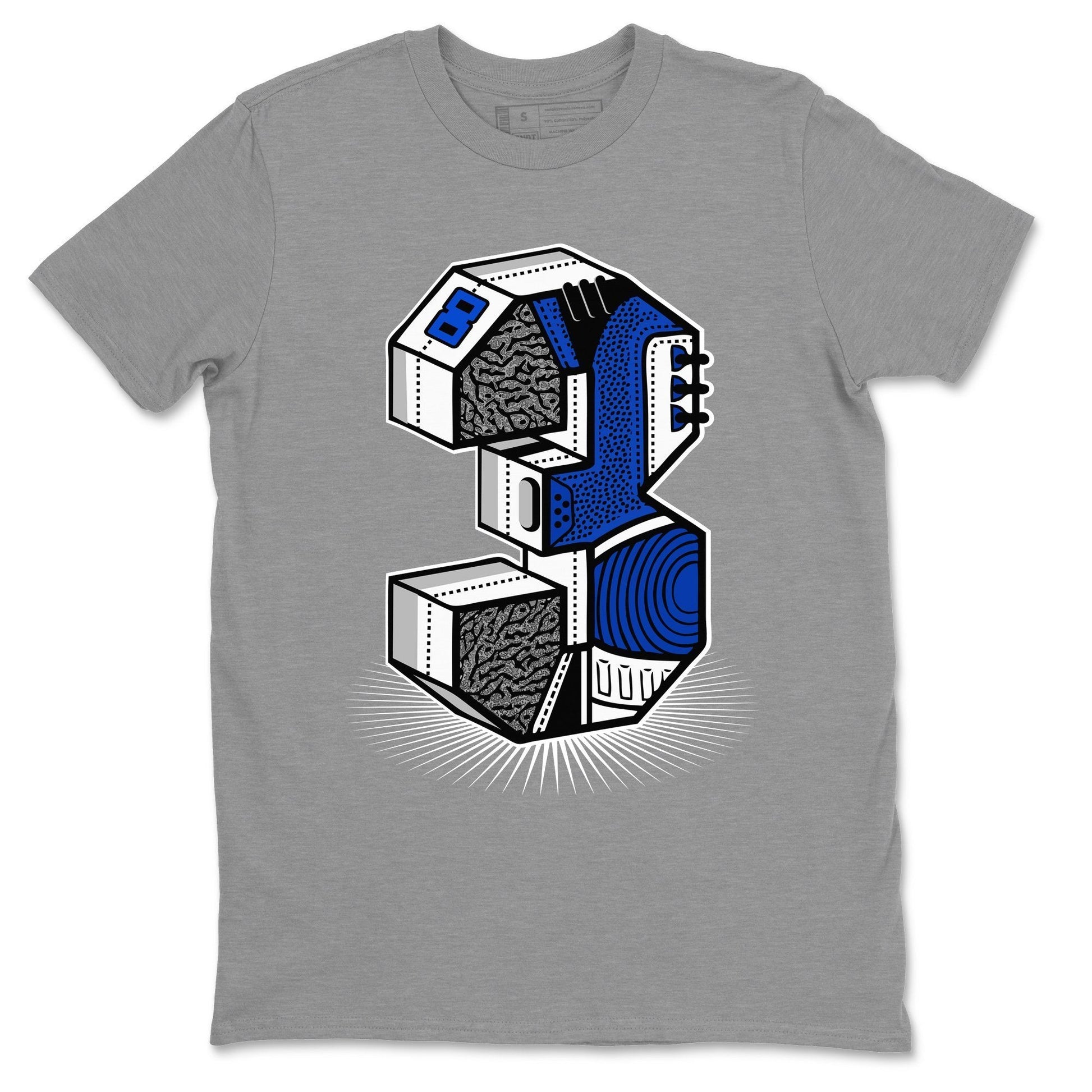 Jordan 3 Racer Blue Sneaker Match Tees Three Statue Sneaker Tees Jordan 3 Racer Blue Sneaker Release Tees Unisex Shirts