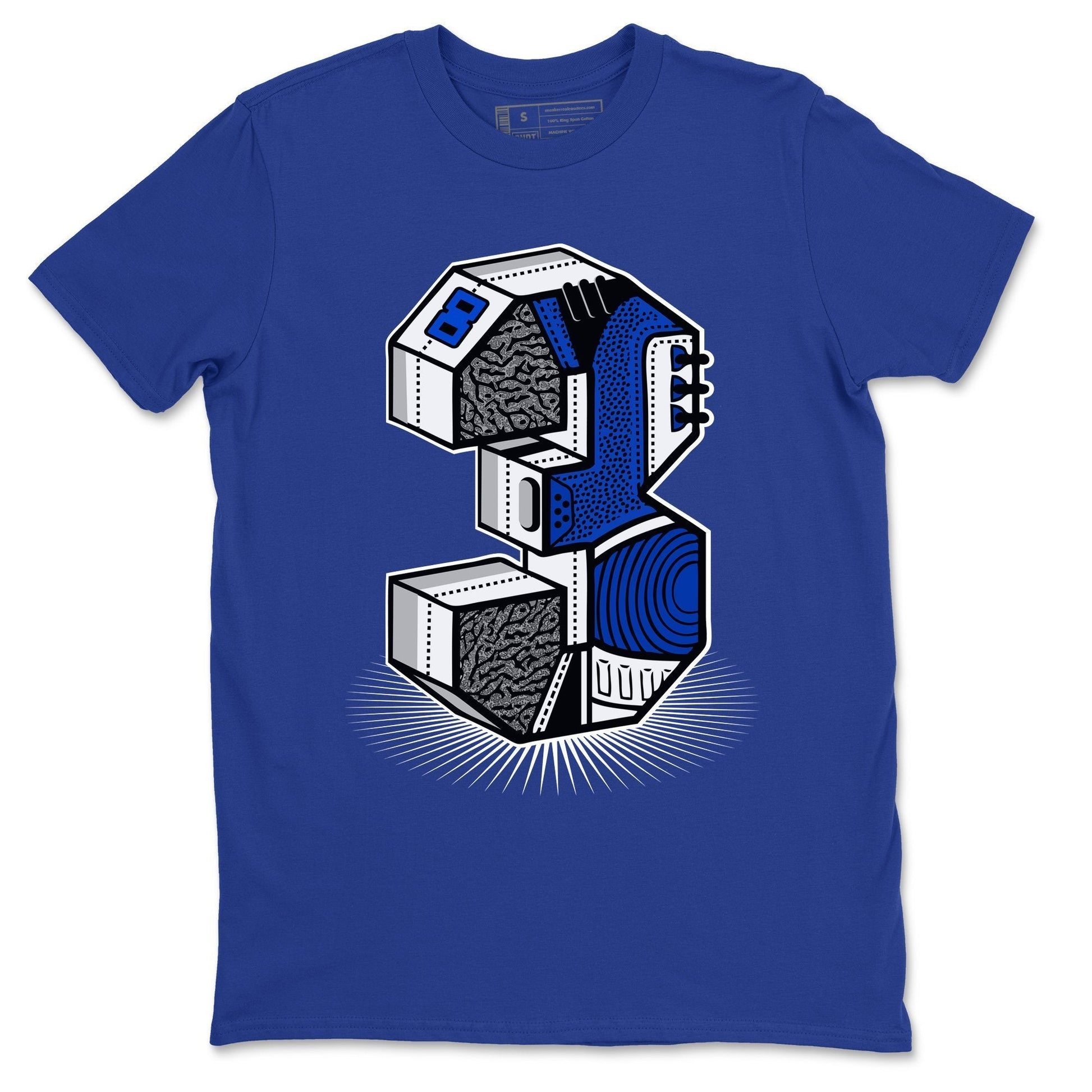 Jordan 3 Racer Blue Sneaker Match Tees Three Statue Sneaker Tees Jordan 3 Racer Blue Sneaker Release Tees Unisex Shirts