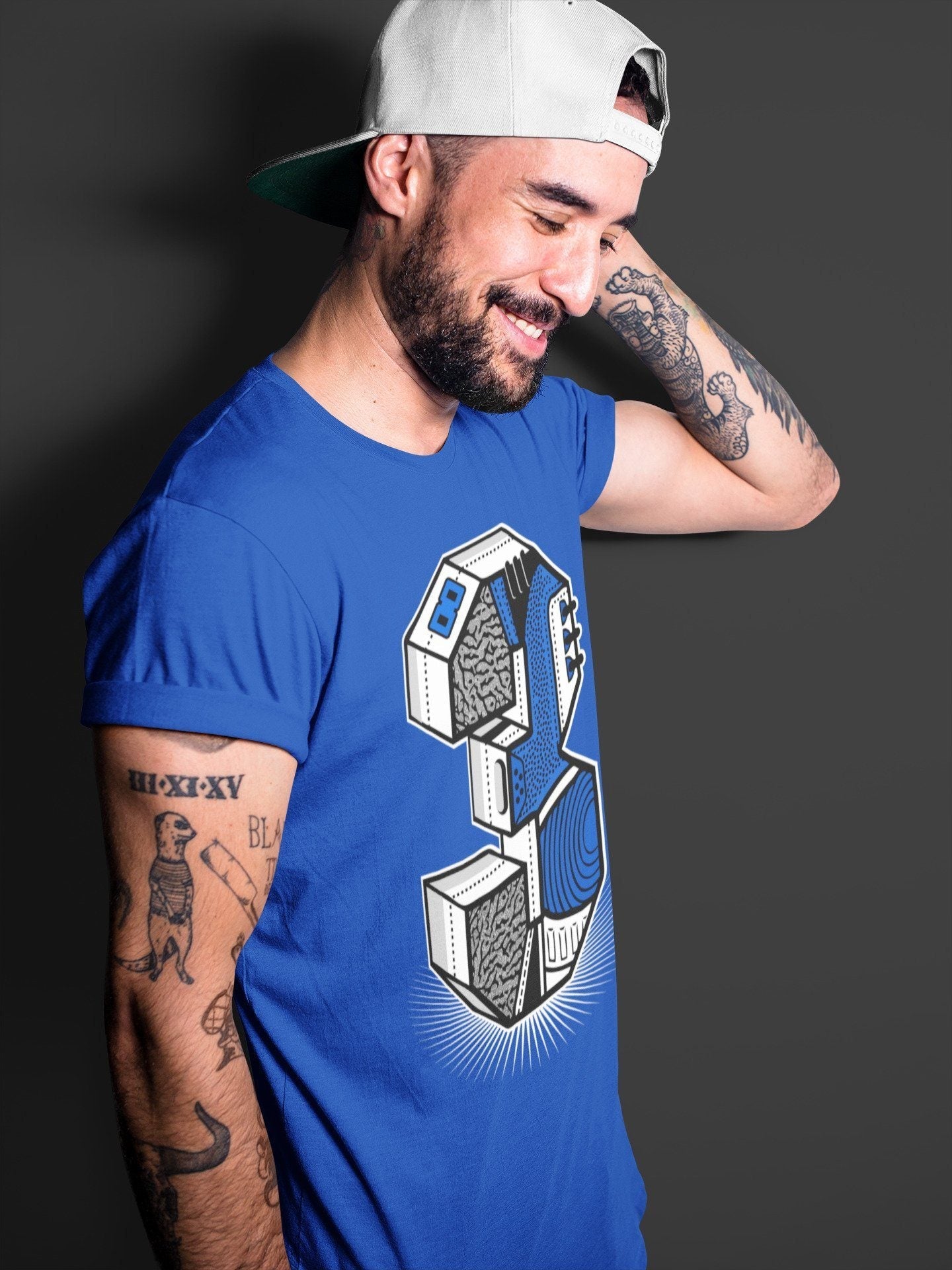 Jordan 3 Racer Blue Sneaker Match Tees Three Statue Sneaker Tees Jordan 3 Racer Blue Sneaker Release Tees Unisex Shirts