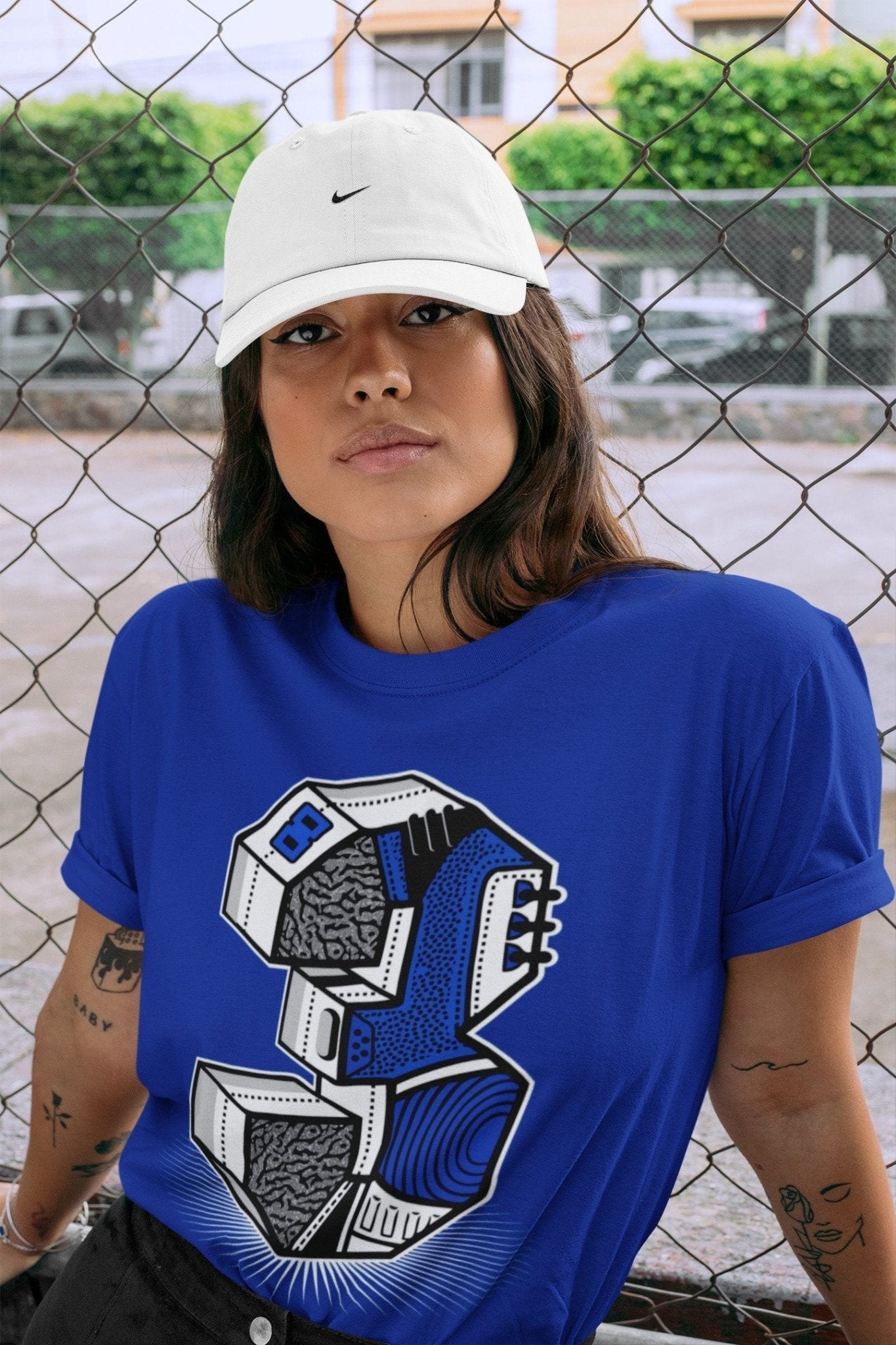 Jordan 3 Racer Blue Sneaker Match Tees Three Statue Sneaker Tees Jordan 3 Racer Blue Sneaker Release Tees Unisex Shirts