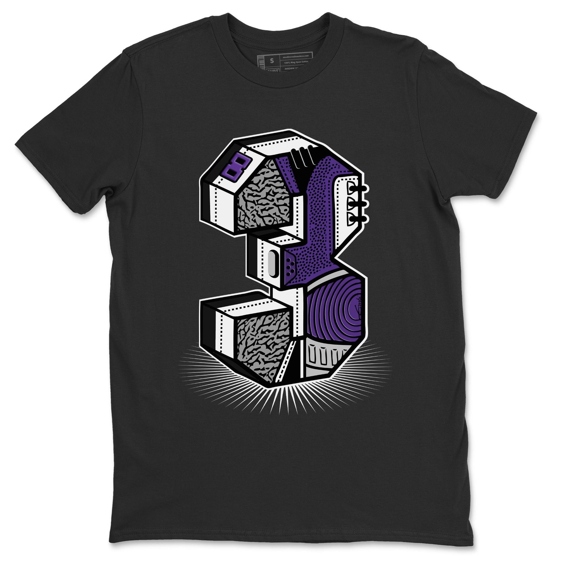Jordan 3 Dark Iris Sneaker Match Tees Three Statue Sneaker Tees Jordan 3 Dark Iris Sneaker Release Tees Unisex Shirts